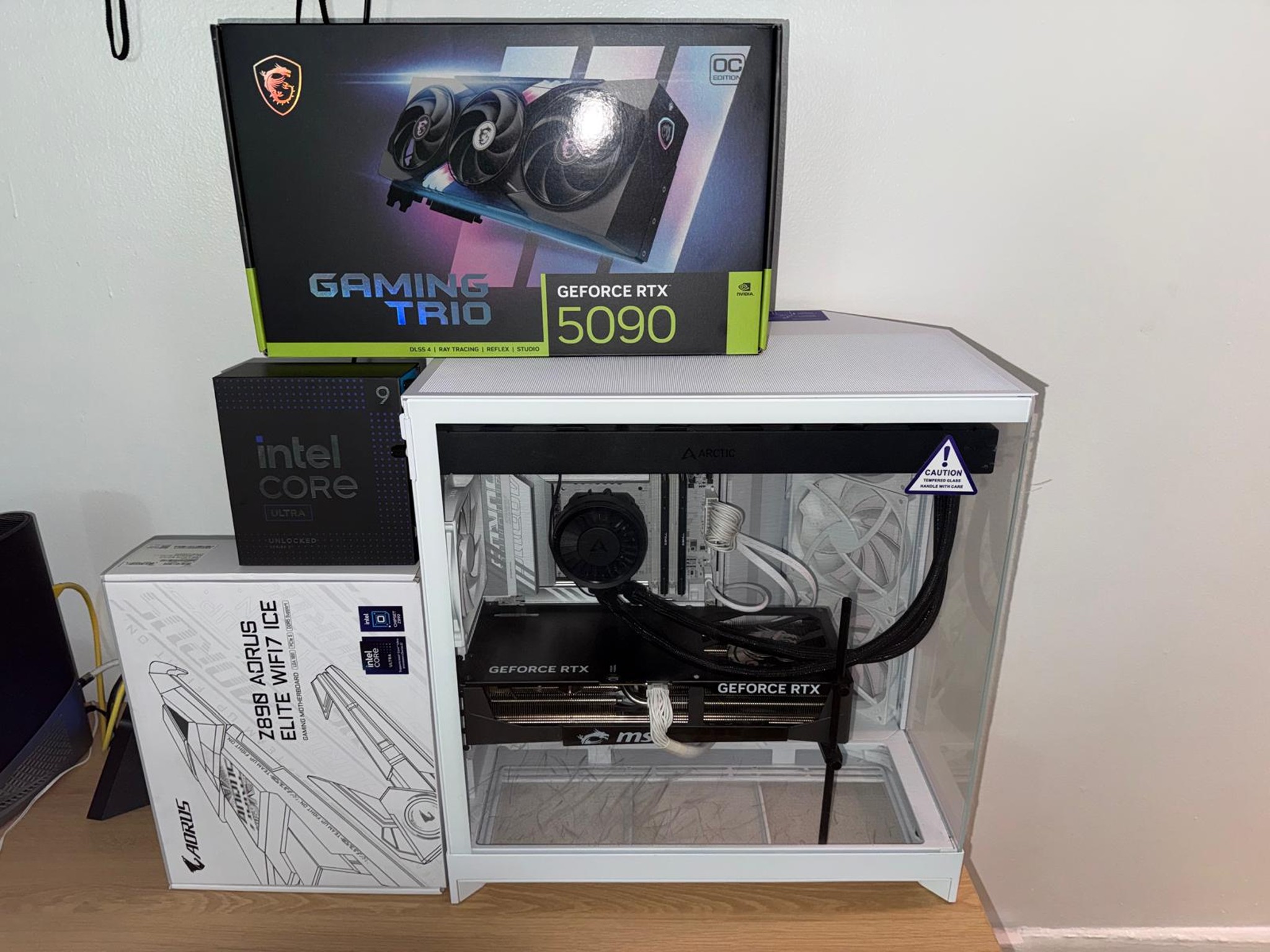 Complete Custom Gaming PC (RTX 5090, Intel Core Ultra 9 285K, 64GB DDR5, 2TB PCIe 5.0 SSD)