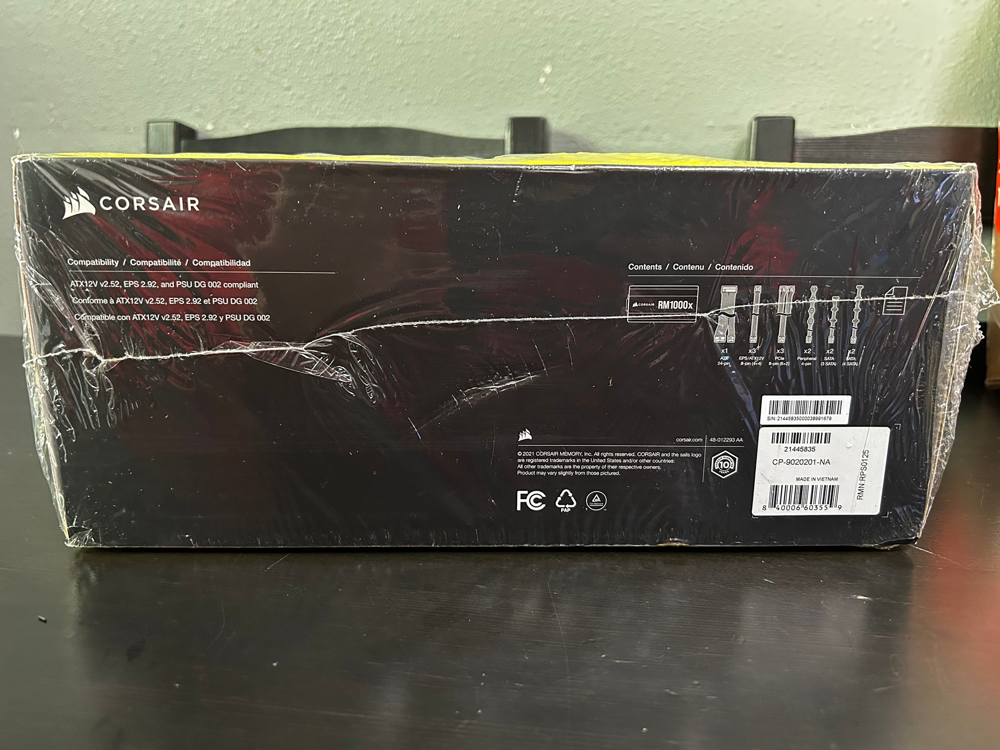 NEW - Corsair RM1000x Power Supply - Black 