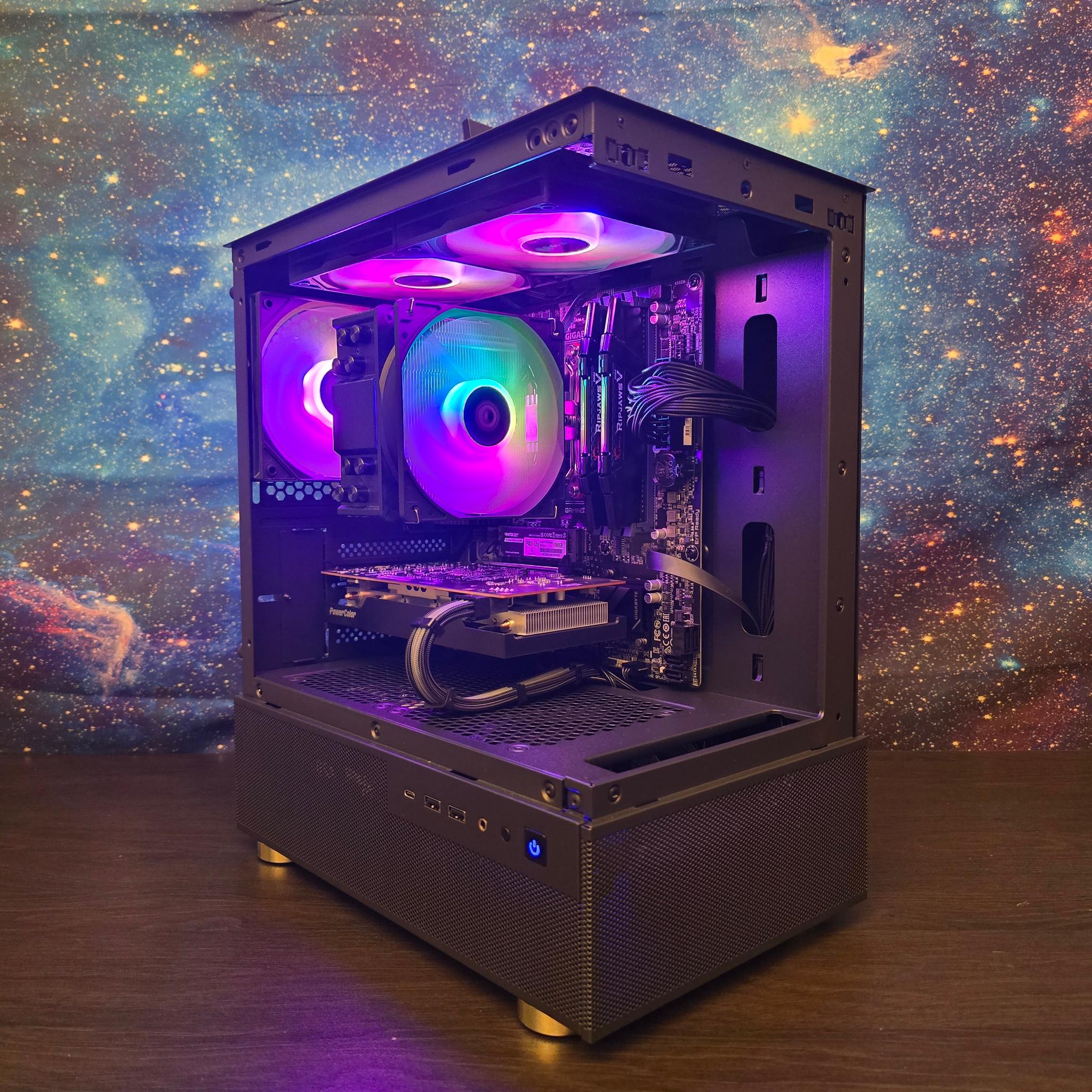 MID LEVEL 1080P PC | RX 6600 8GB | Ryzen 5 5500 | B550M | 16GB DDR4