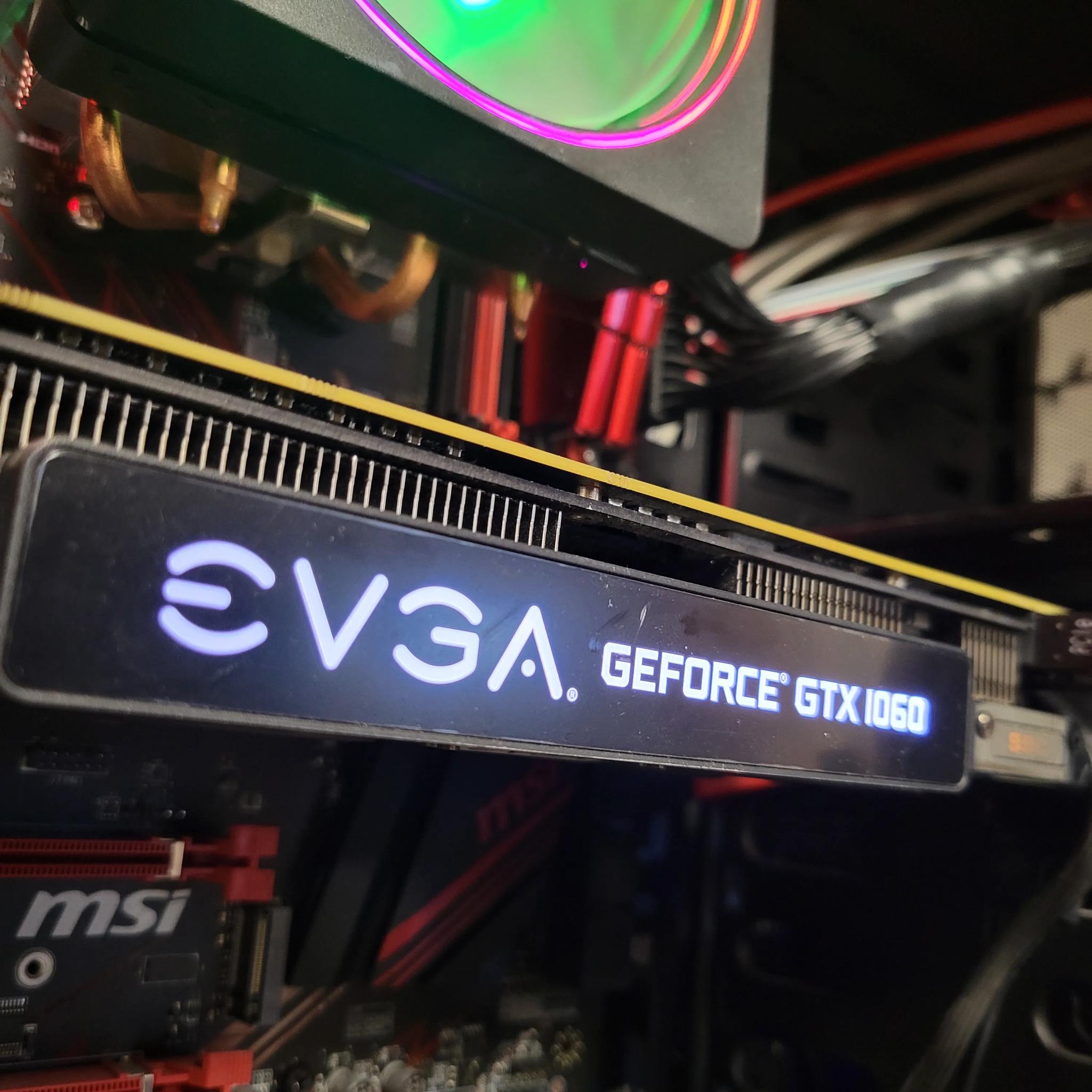 🥊🎱GTX 1060 6GB Black Gaming PC🥊🎱 (RYZEN 7 2700X//GTX 1060 6gb)