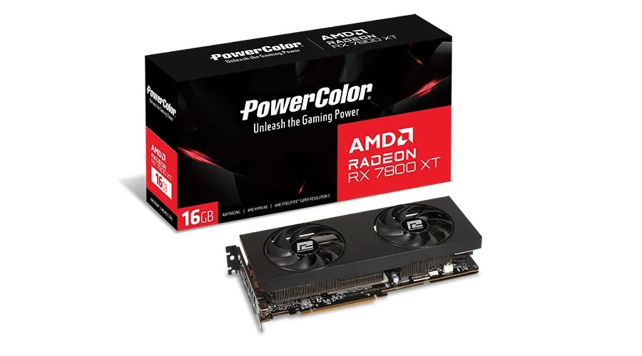PowerColor AMD Radeon RX 7800 XT Dual Overclocked Dual Fan 16GB BRAND NEW