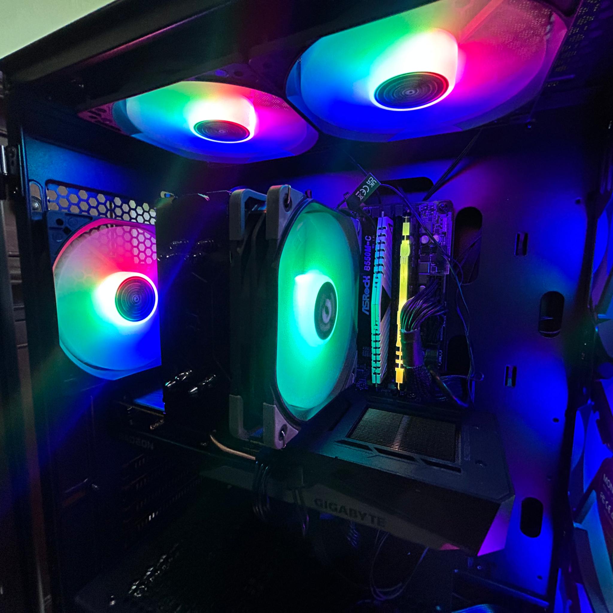 Project ShadowCore | Ryzen 5 Gaming PC | RX 6500 XT | 16GB RAM | 1TB SSD | RGB – Ready to Game