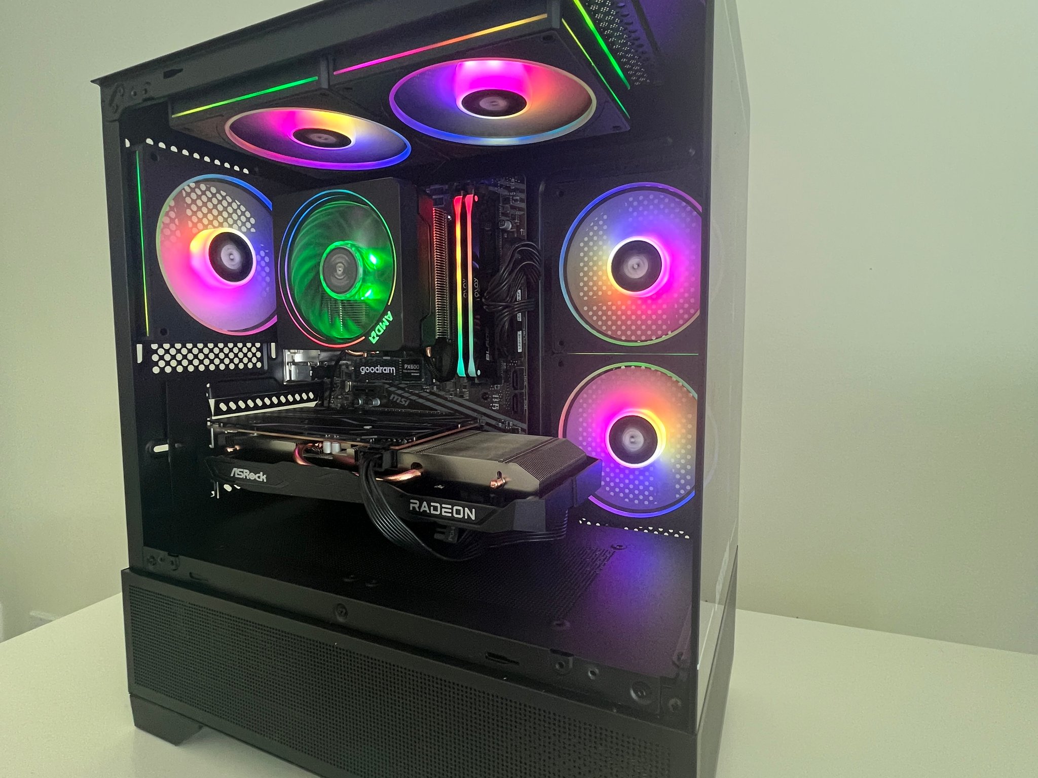 GAMING PC RYZEN 5 | RX 6600 | 1TB SSD | 16GB RAM | WINDOWS 11 | WIFI & BT