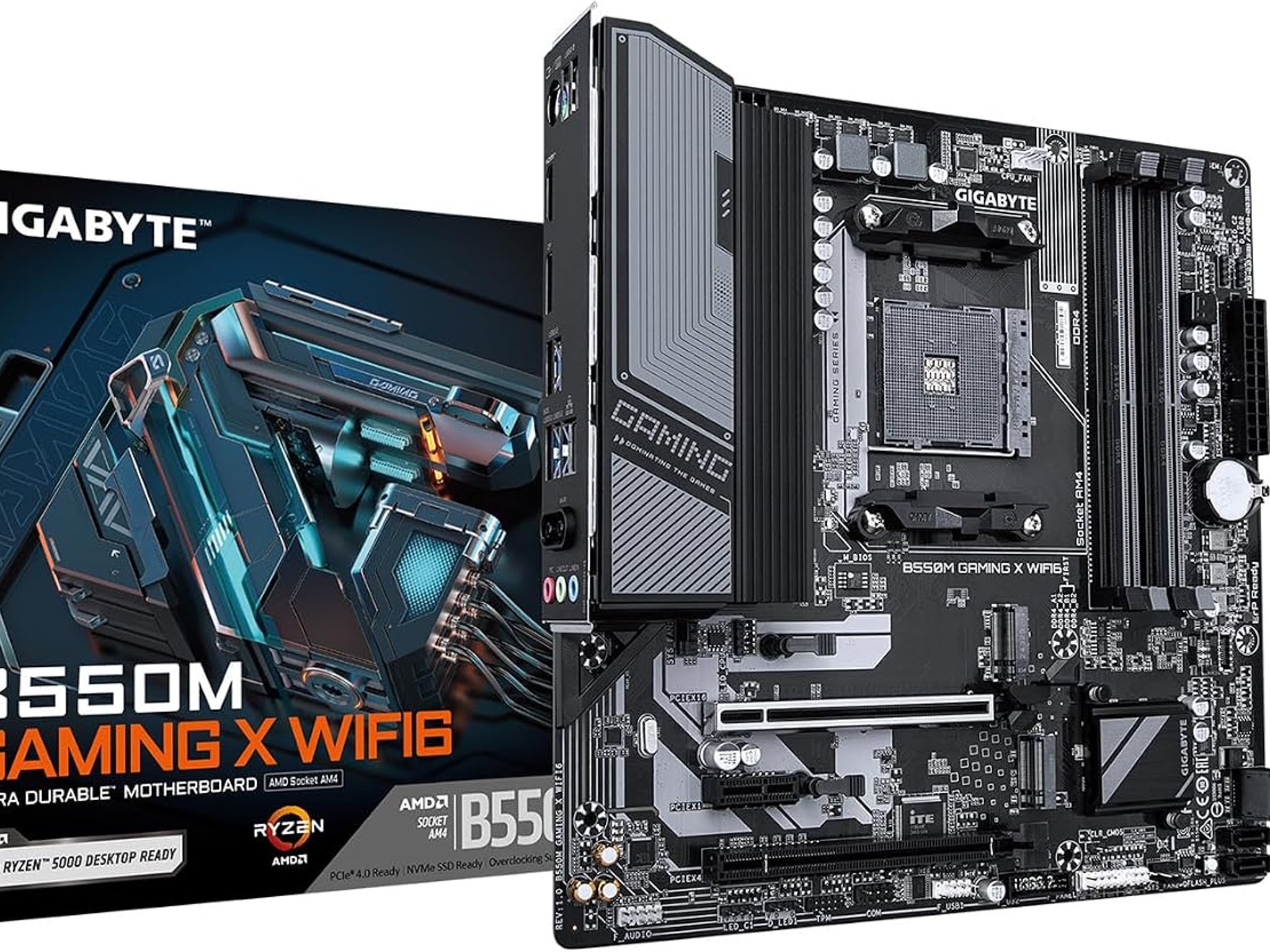 Brand New Gigabyte B550M Gaming X WiFi 6 | AMD B550 AM4 mATX | PCIe 4.0 | Ryzen 5000 Ready