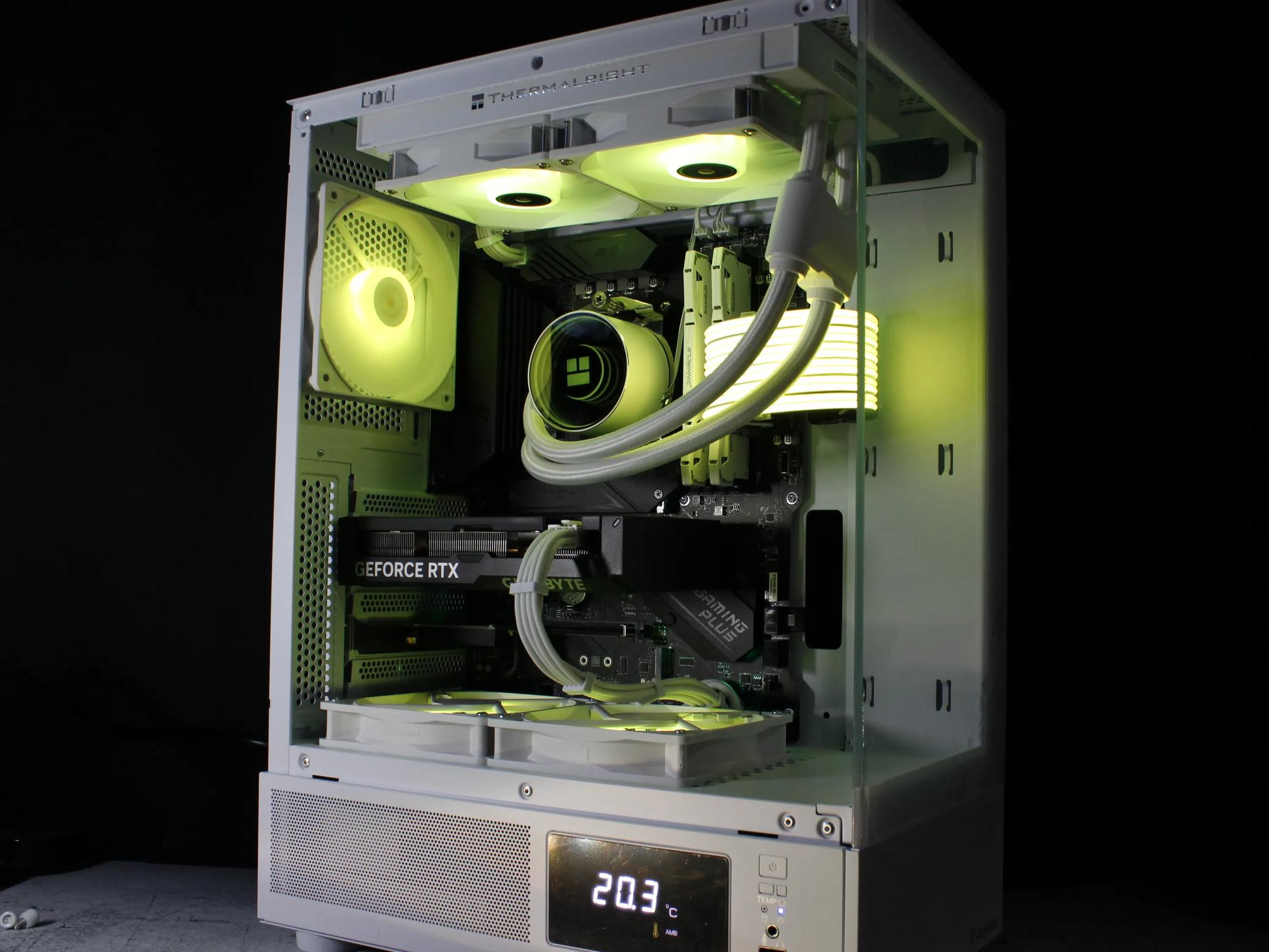 🤍White Gaming PC |RTX 4060 TI|Ryzen 7|1TB SSD|