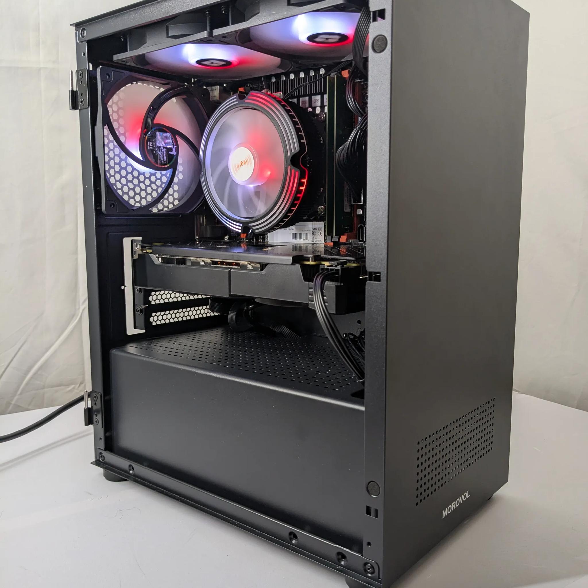 🎮 Budget Gaming PC - RX 570 8GB | Xeon 2630 V4 | 16GB RAM | 500GB NVMe | Win 11 🎮