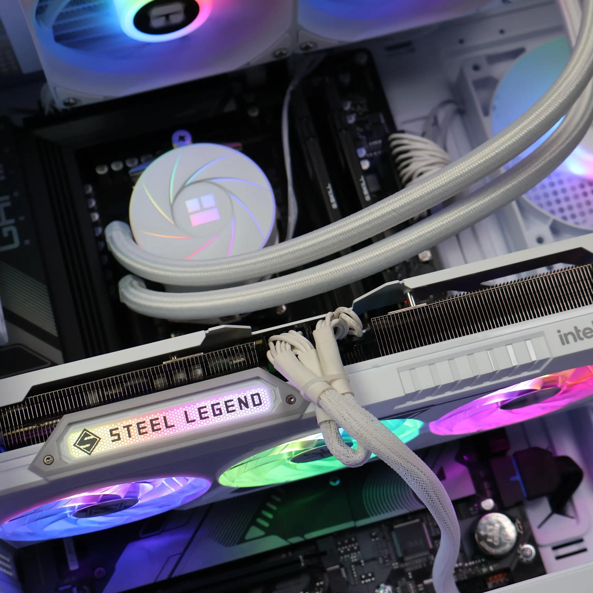 ⚪ Ryzen 5 8400F/Arc B580 12GB Gaming/Streaming PC ⚪