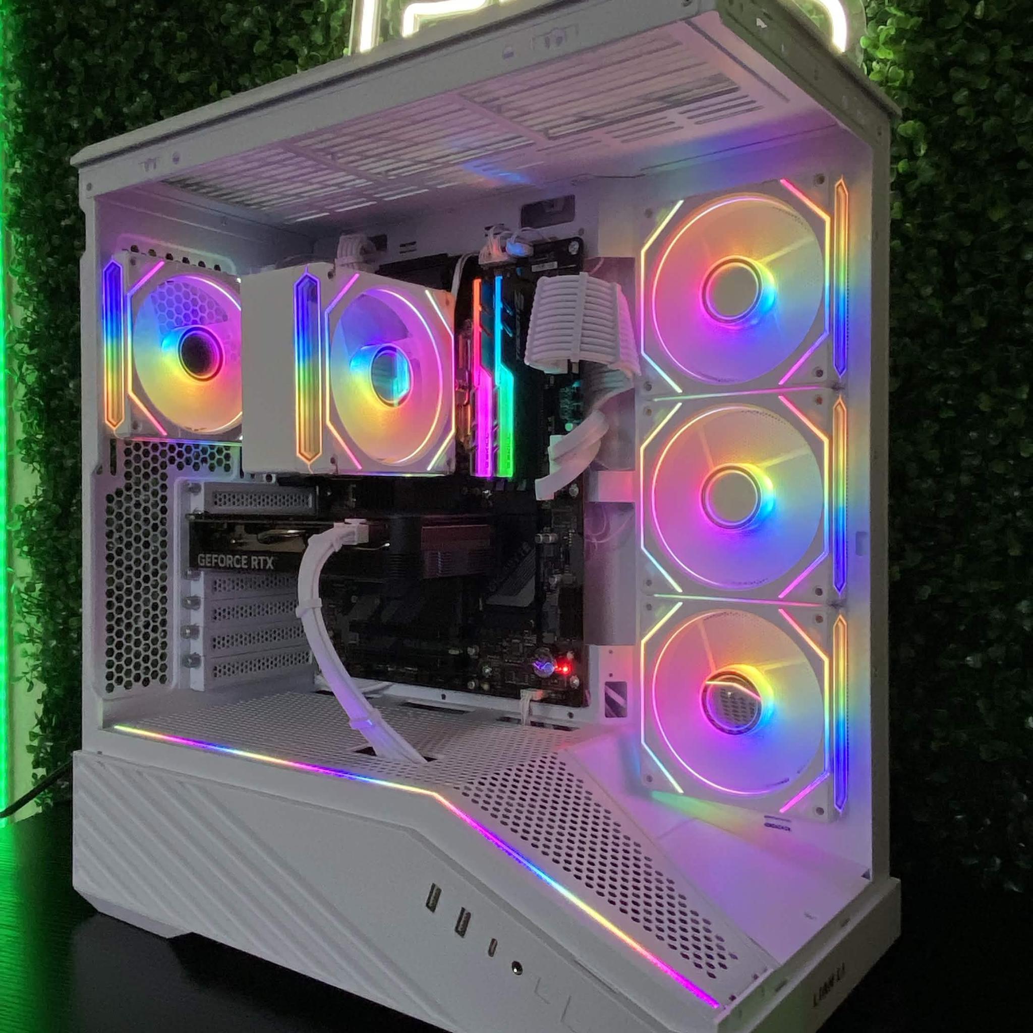🤍 WHITE RGB GAMING PC | i5-13600KF + RTX 4060 | 16GB RAM | 1TB NVMe SSD