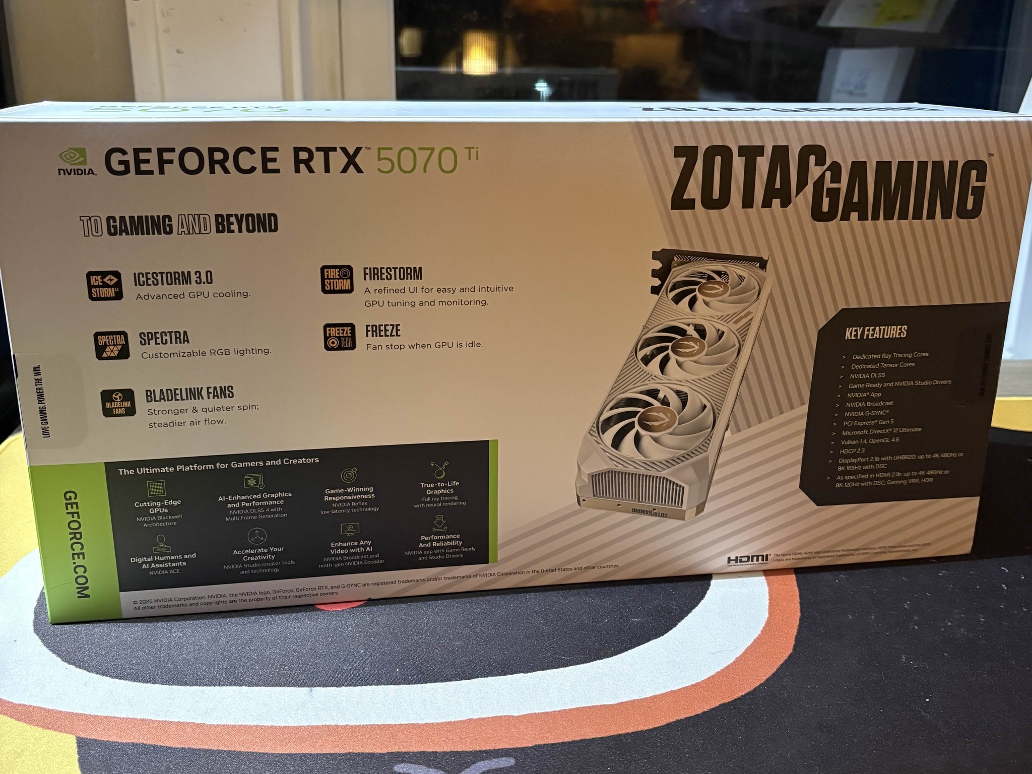 Zotac Gaming 5070ti 16GB (White)