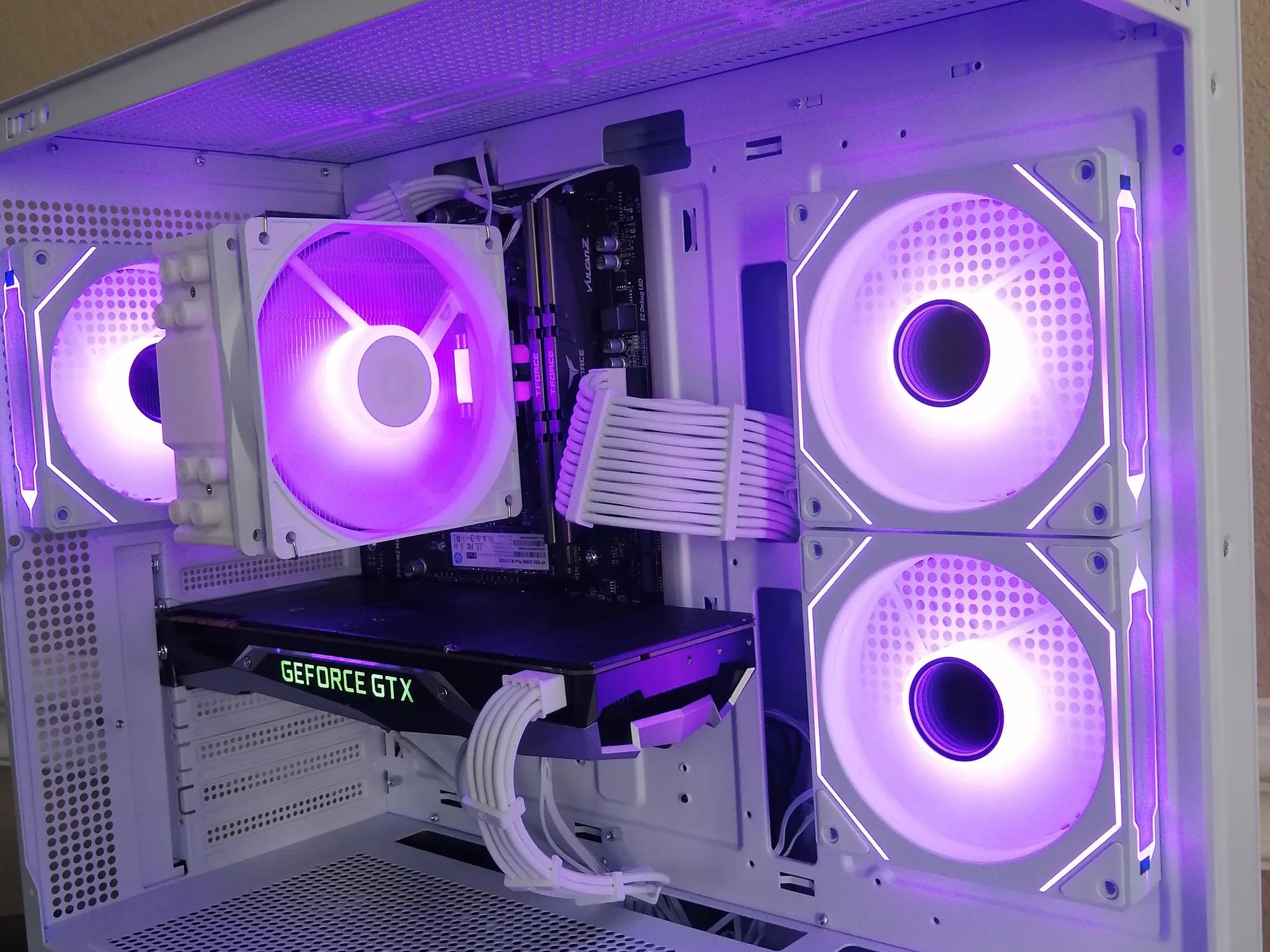 NVIDIA GTX Gaming PC! Clean White Build with Ryzen 5