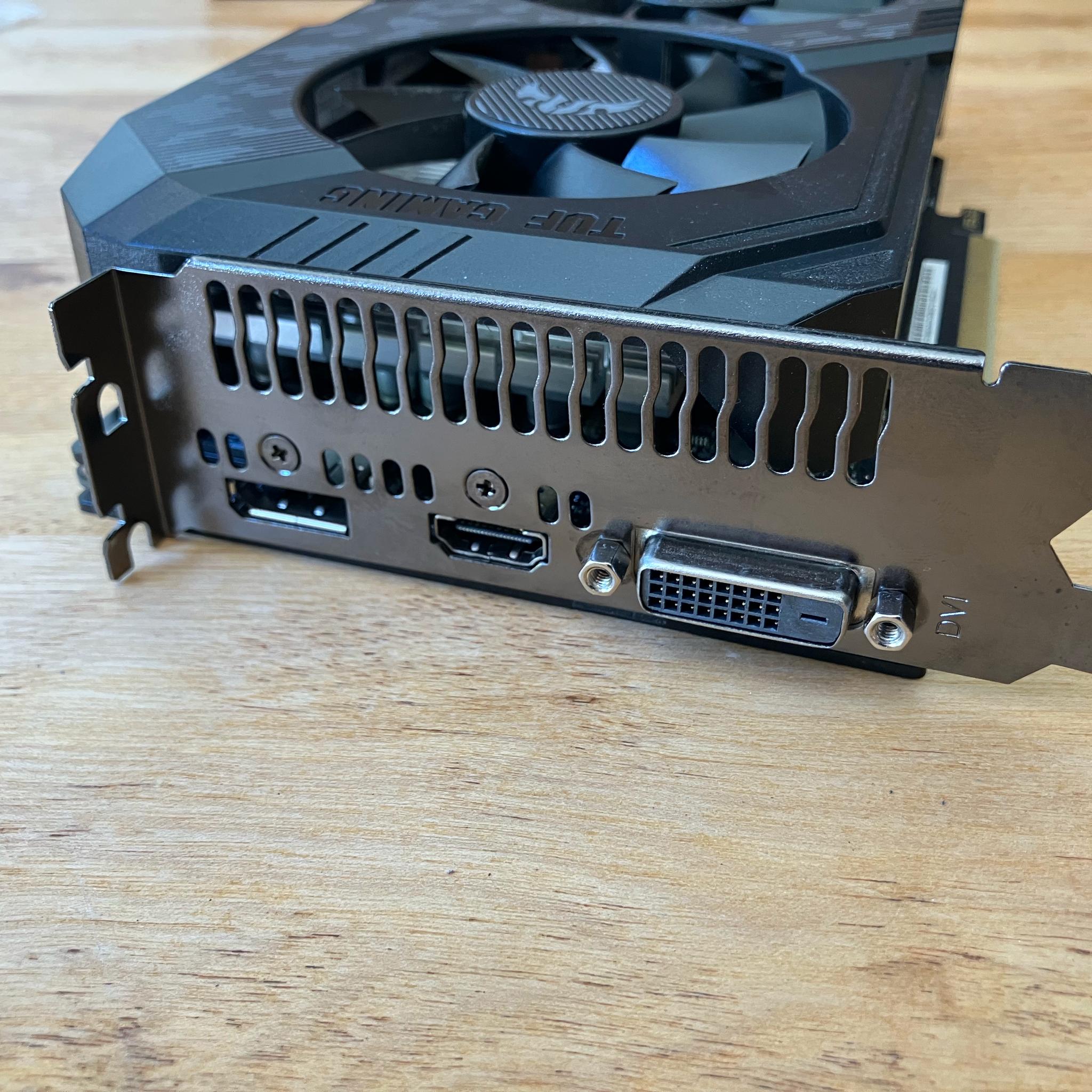 ASUS GTX 1650 SUPER OC, lightly used