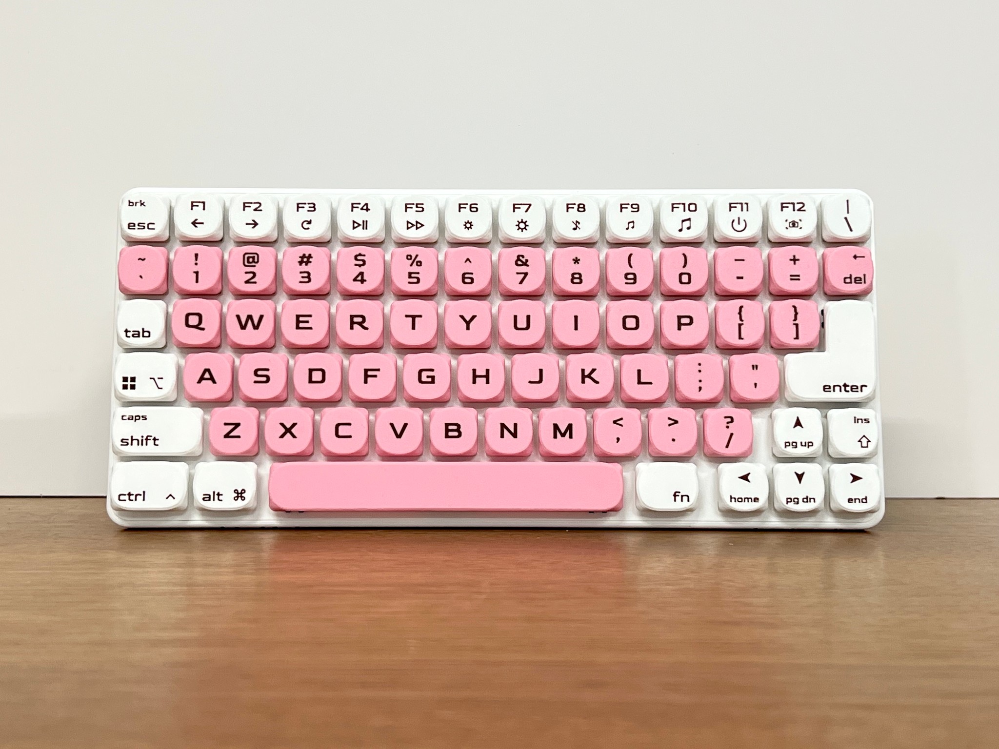 Low Profile 74-key Wired Mechanical Keyboard • Hot Swappable, Hand Assembled, Gaming, Travel, USB-C