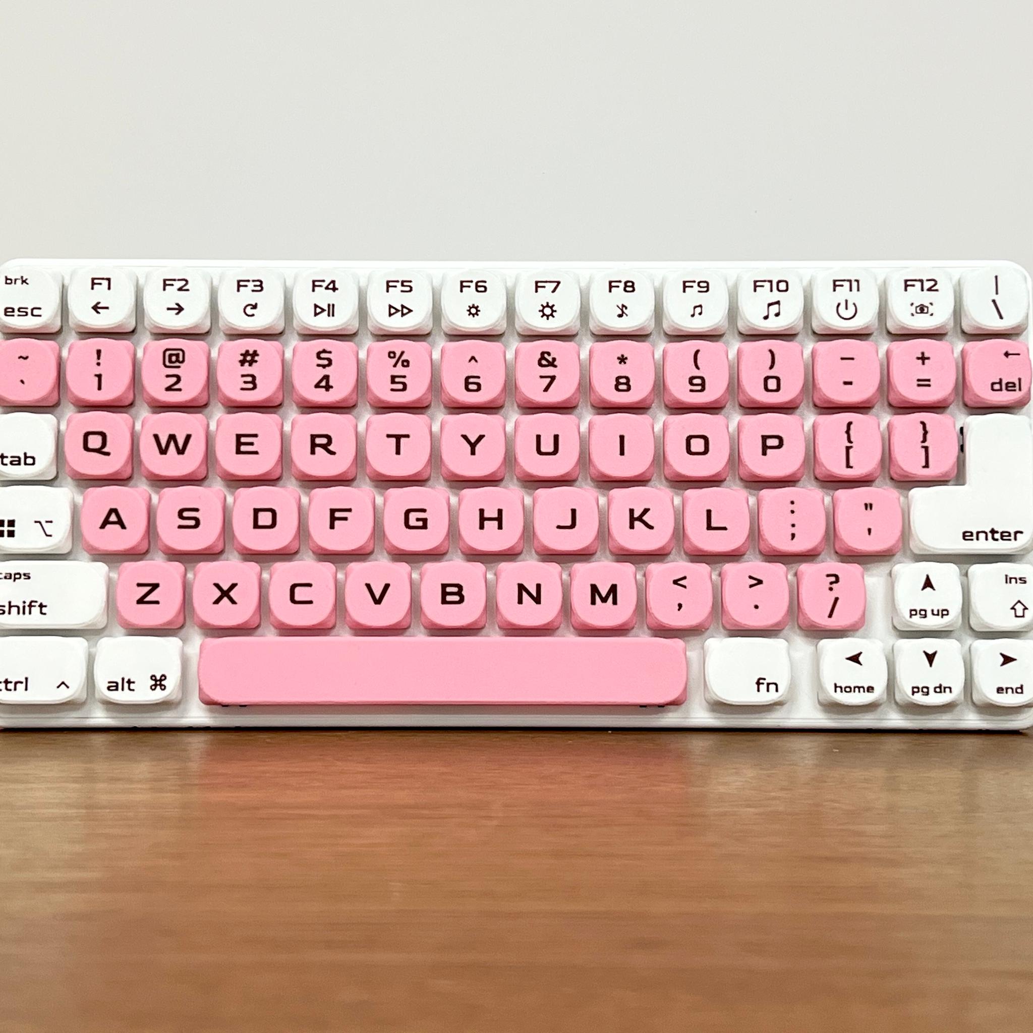 Low Profile 74-key Wired Mechanical Keyboard • Hot Swappable, Hand Assembled, Gaming, Travel, USB-C