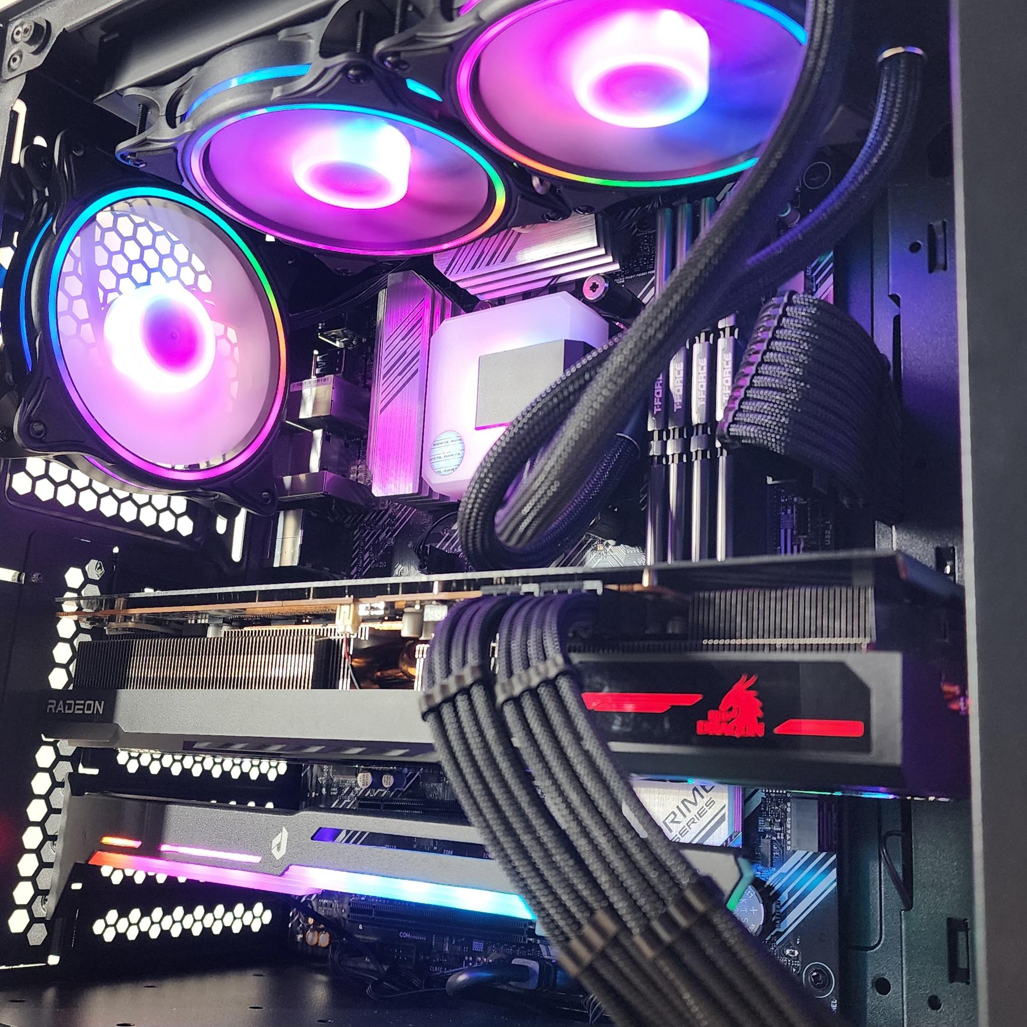 Gaming PC Ryzen 7 5800XT 32GB RAM 1TB SSD RX 6800 XT 16GB Windows 11 Computer