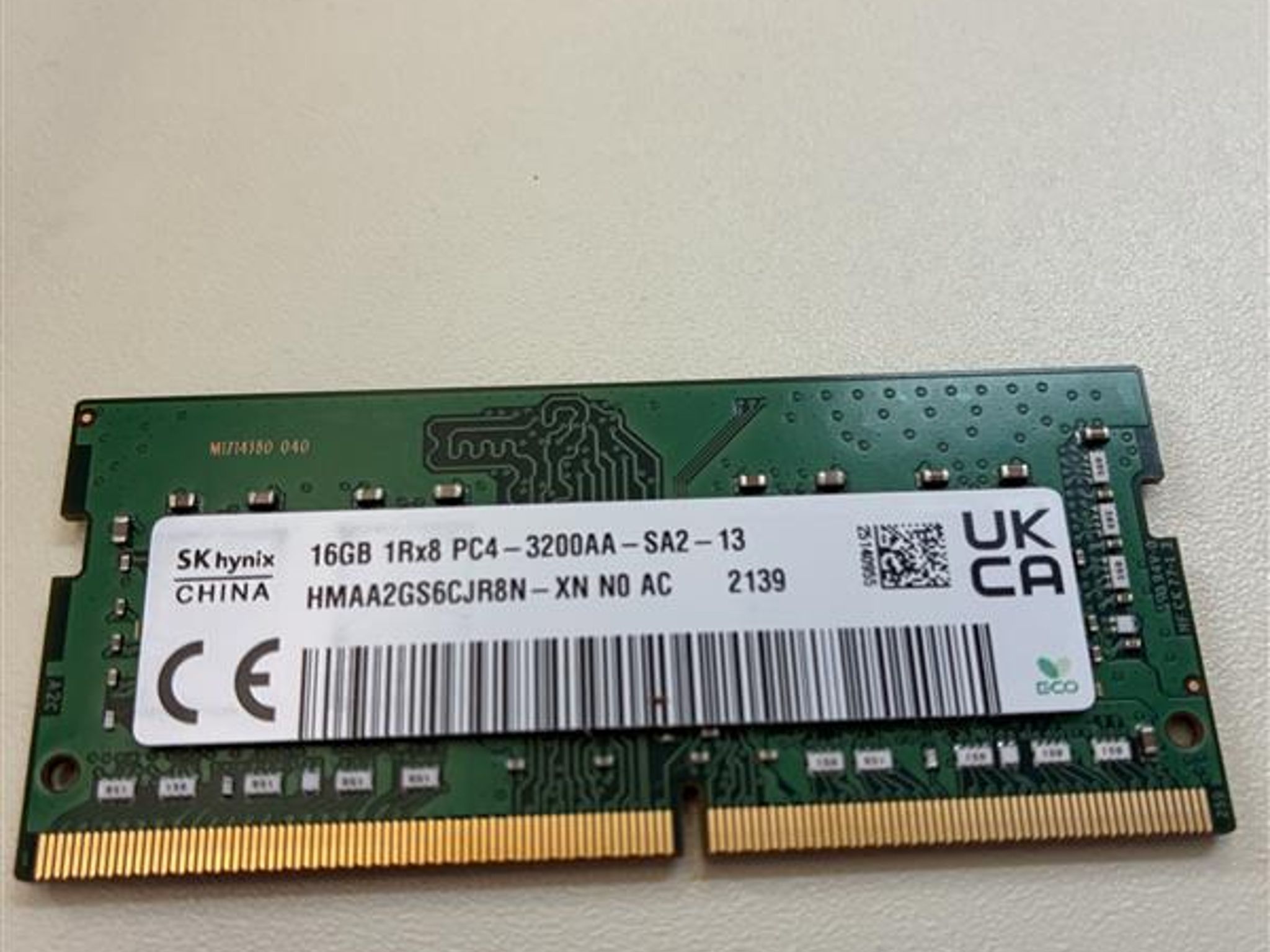 SK Hynix 16GB SODIMM module - DDR4
