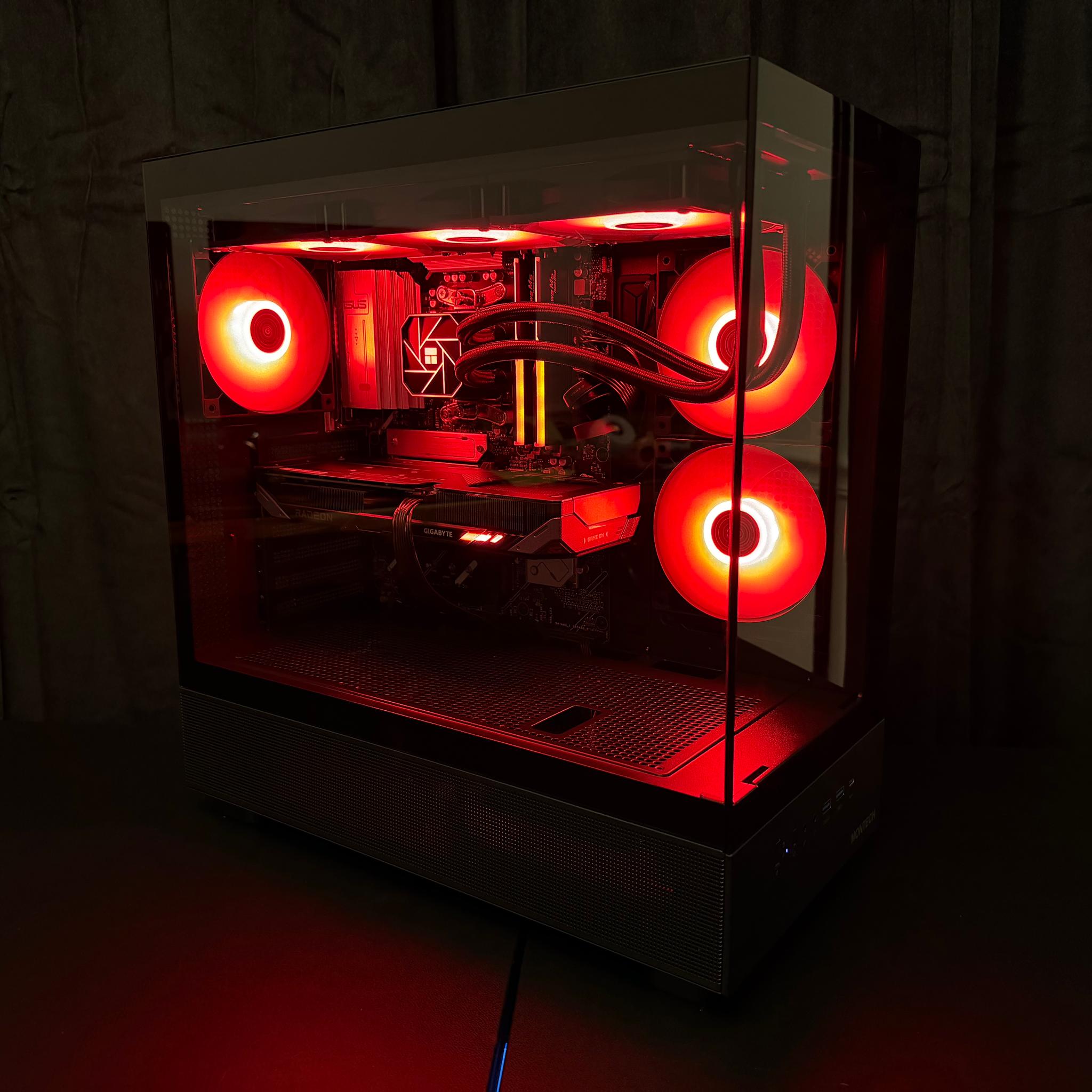 RX 9060 XT 16GB OC • RYZEN 7 9800X3D • B850 PLUS WIFI • 32GB DDR5 • 2TB SSD • 360MM AIO • NEW PC