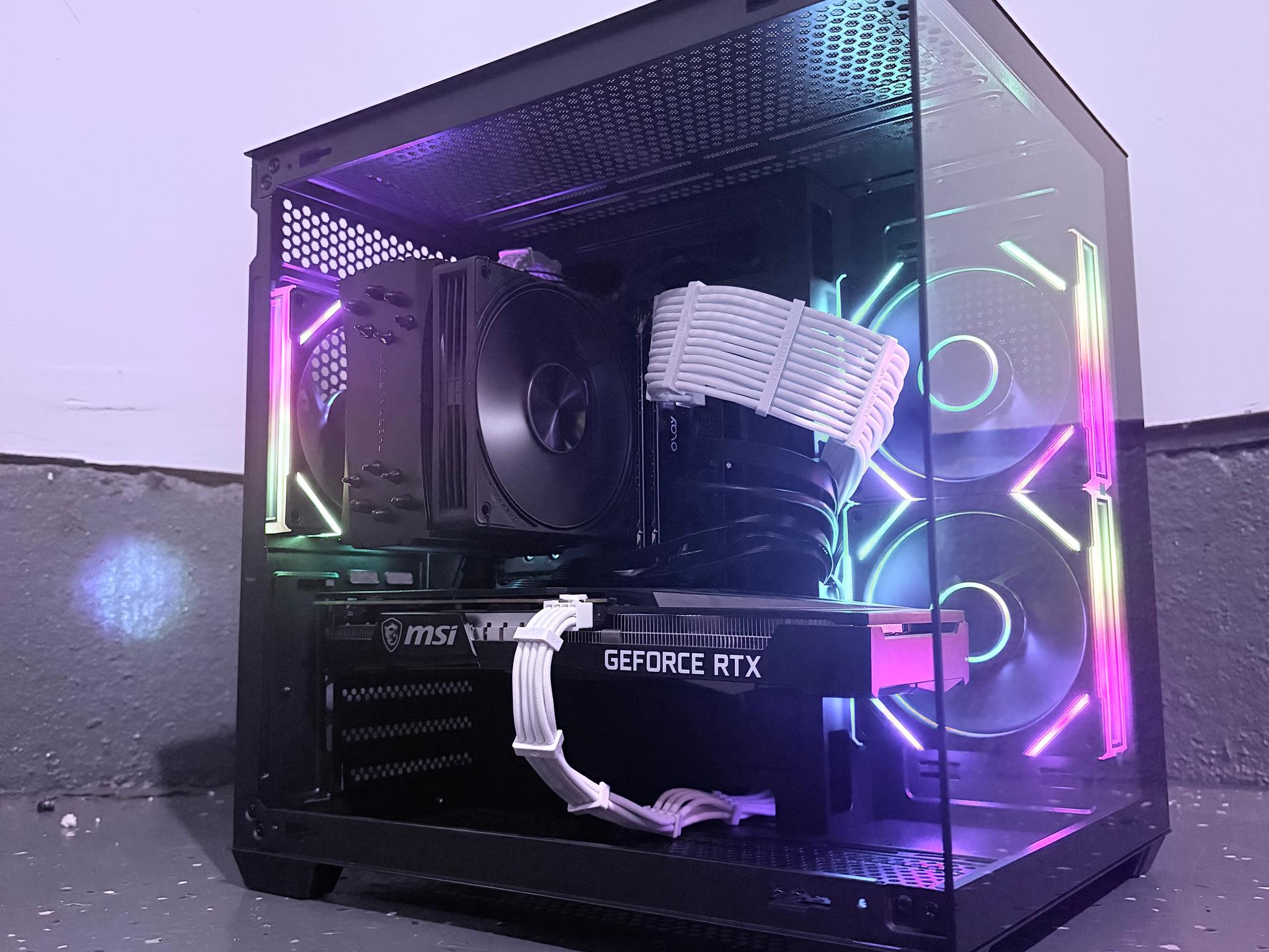 🌈"Neon Shadow"⚫️| 1440p Gaming | i9 10850K | RTX 3060 Ti | 16GB Ram | 1TB+1GB Dram SSD | Free Ship