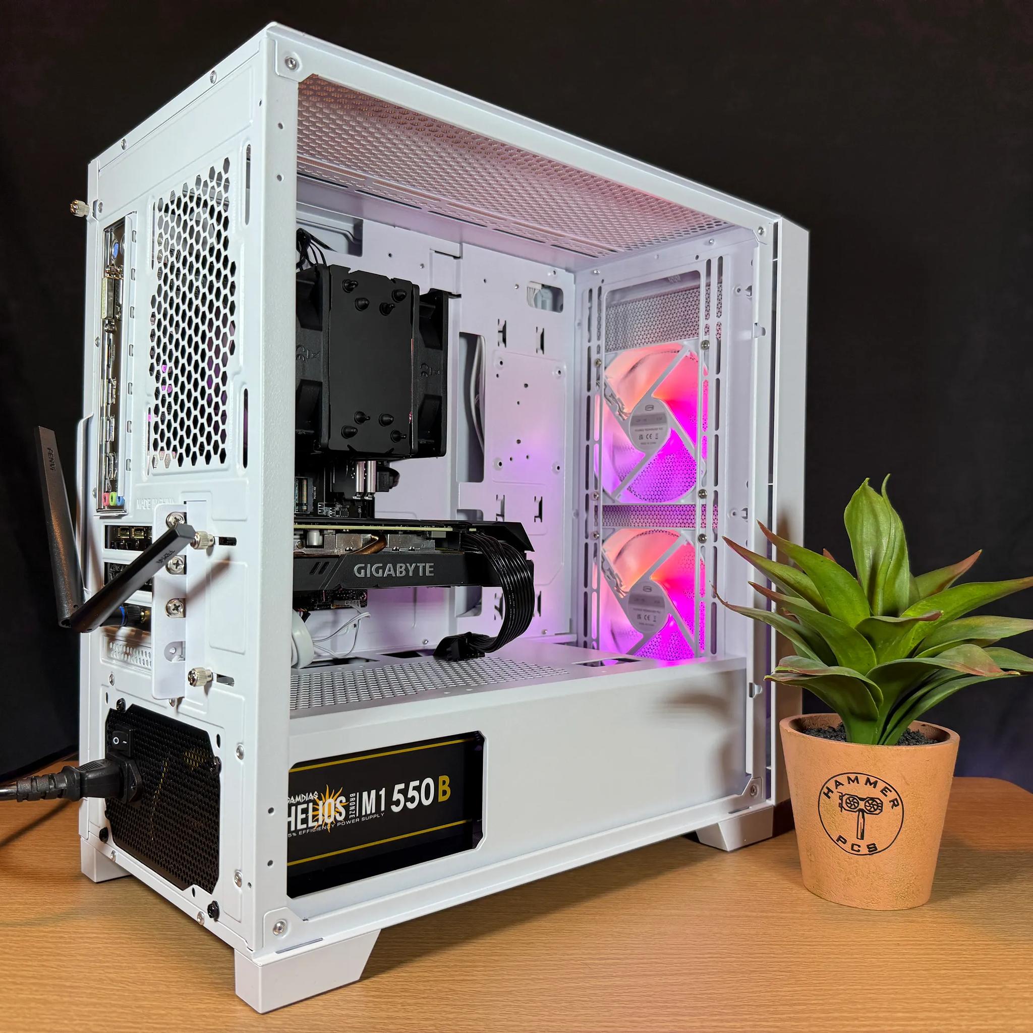 🤍Custom Built White RGB Gaming PC🤍| Windows 11, Intel i5, GTX 1660 Super | CoD 6, Fortnite, more!