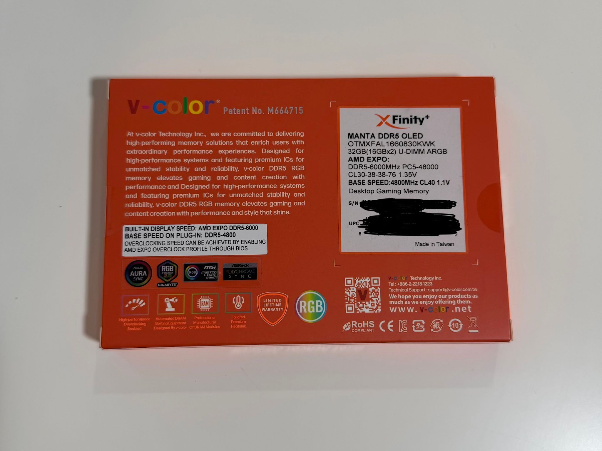 32GB (2x16GB) DDR5 RAM 6000MTs CL30