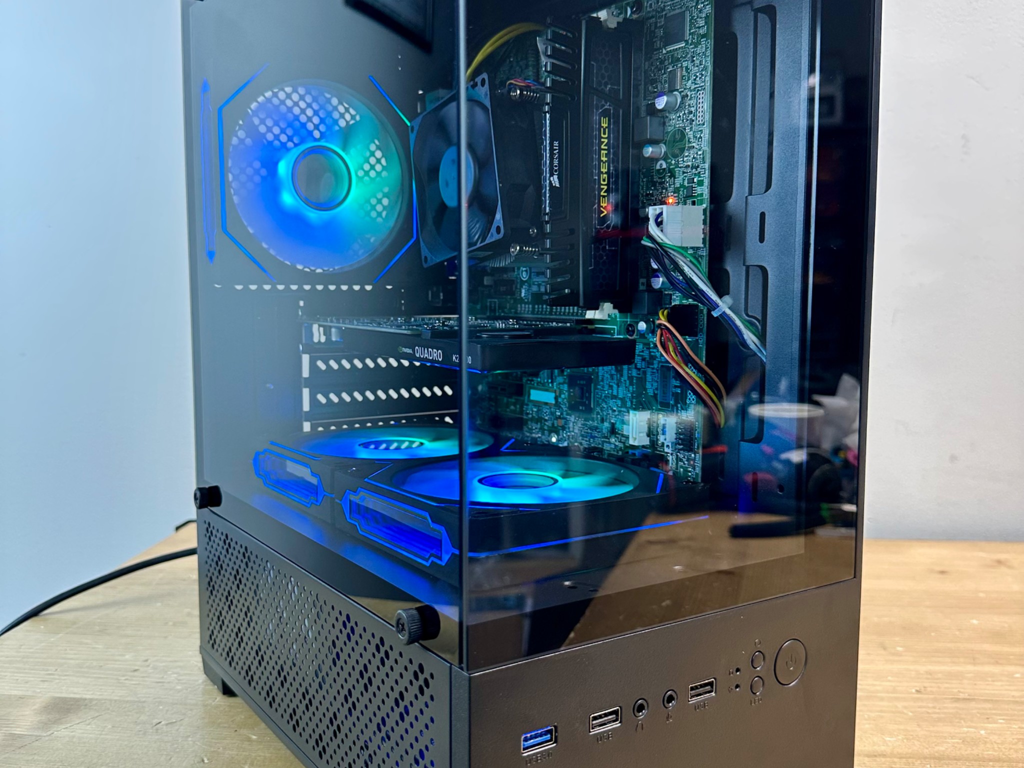 🔥 Ultimate Dual Tempered Glass Super Budget Gaming PC – Intel i5, 8GB RAM, 500GB, RGB Fans! 🎮