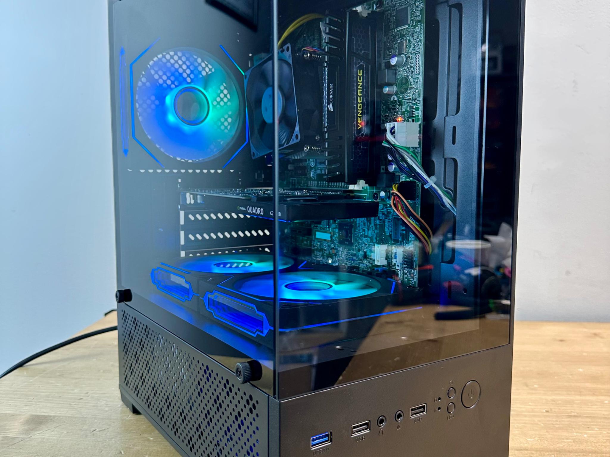 🔥 Ultimate Dual Tempered Glass Super Budget Gaming PC – Intel i5, 8GB RAM, 500GB, RGB Fans! 🎮