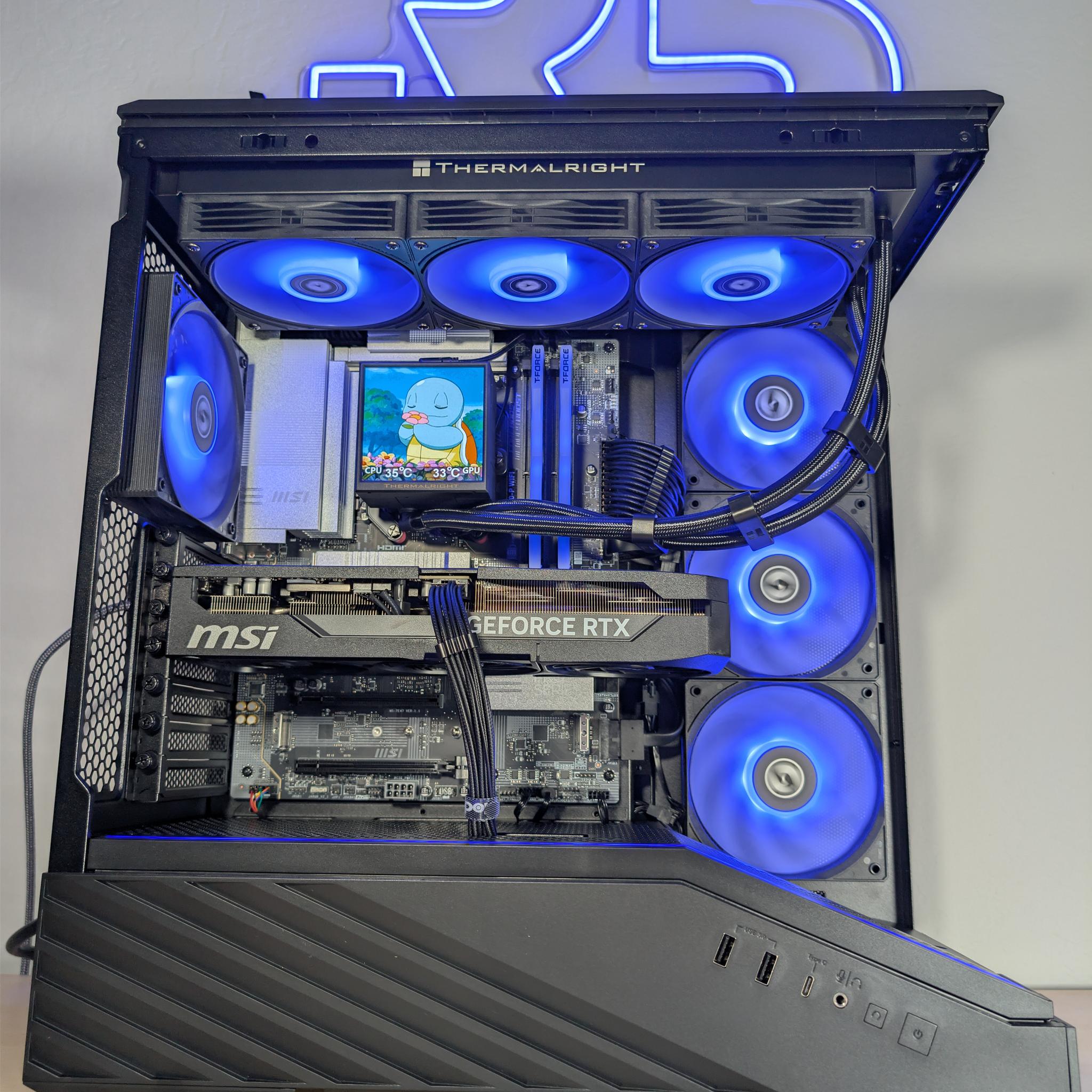 RTX 5080 // Ryzen 7 9850x3D // 32GB DDR5 // 2TB Gen4 NVMe // WiFi 7