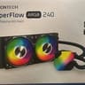 Montech Hyper Flow ARGB 240mm All in One Liquid CPU Cooling Kit - Black