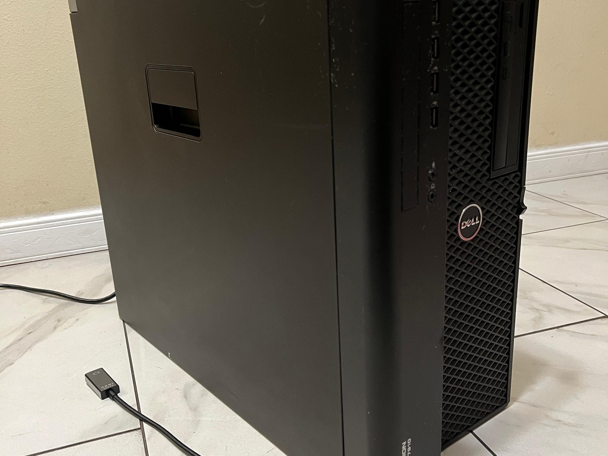 🔥Intel Xeon 12 Core (Same as i7), AMD W5700, 500 GB SSD, 12 GB RAM, Dell T7910 Gaming PC 🟢🔥