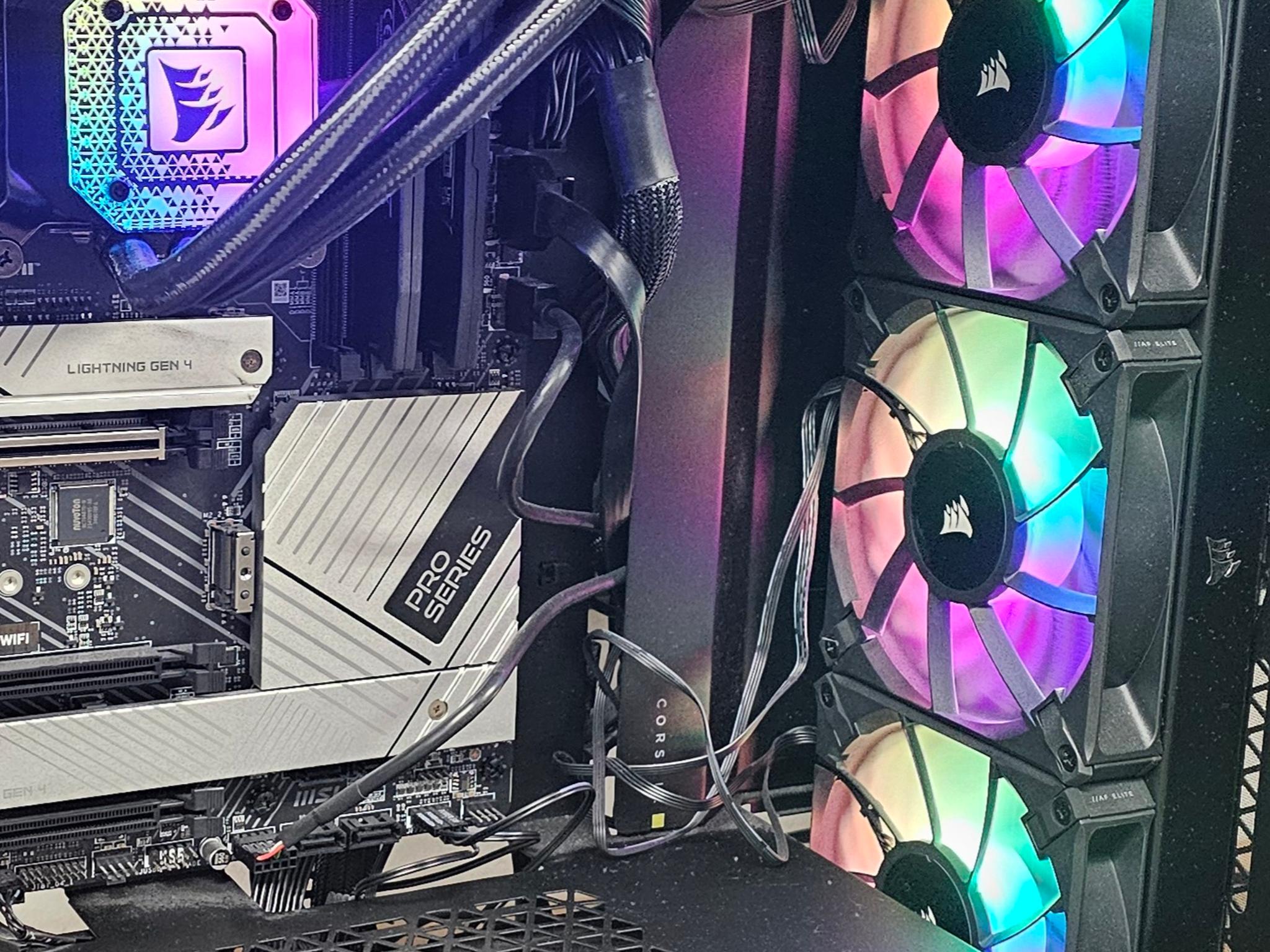 360mm Corsair AIO RGB CPU Liquid Cooler for Intel LGA1700
