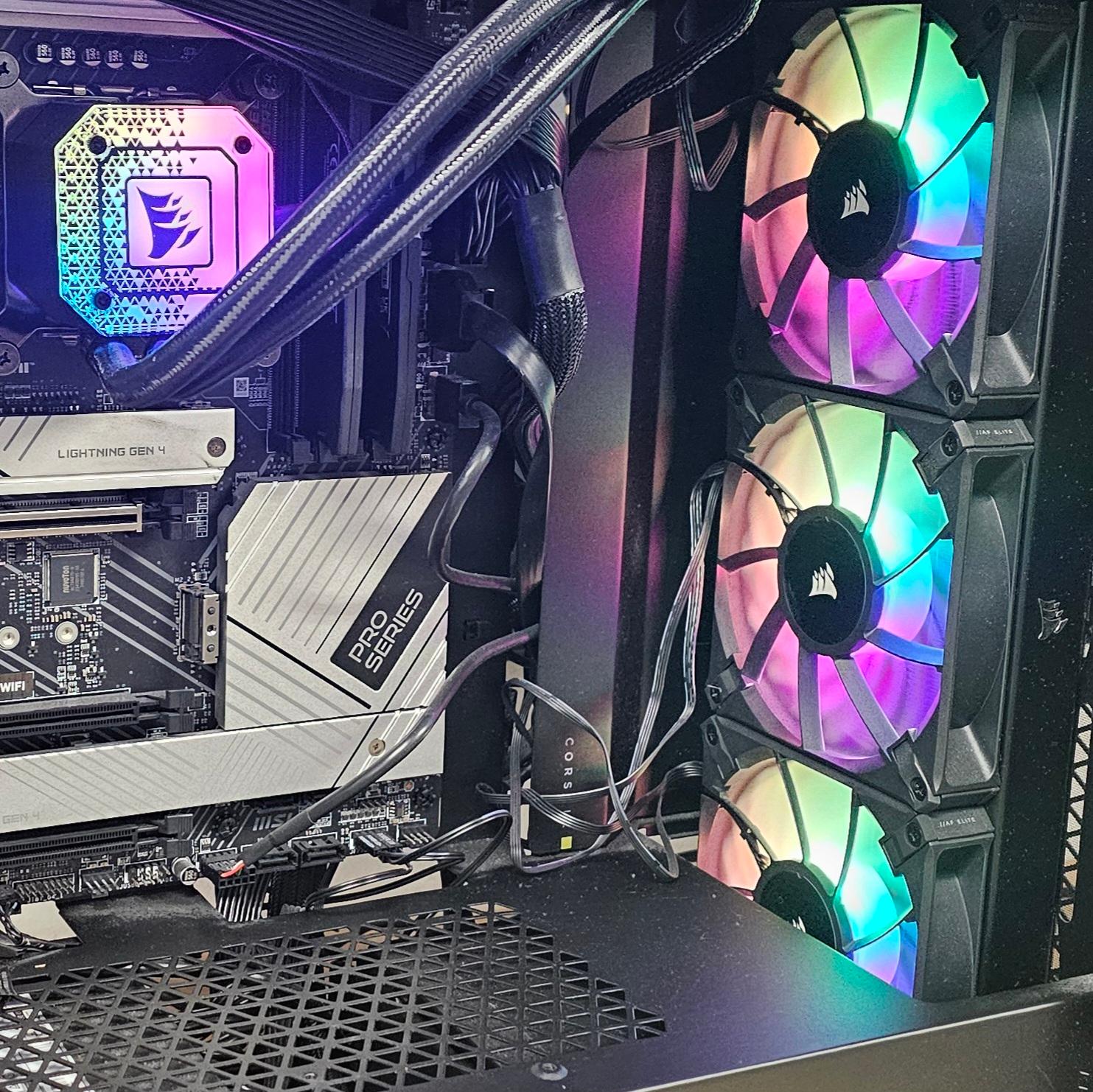 360mm Corsair AIO RGB CPU Liquid Cooler for Intel LGA1700