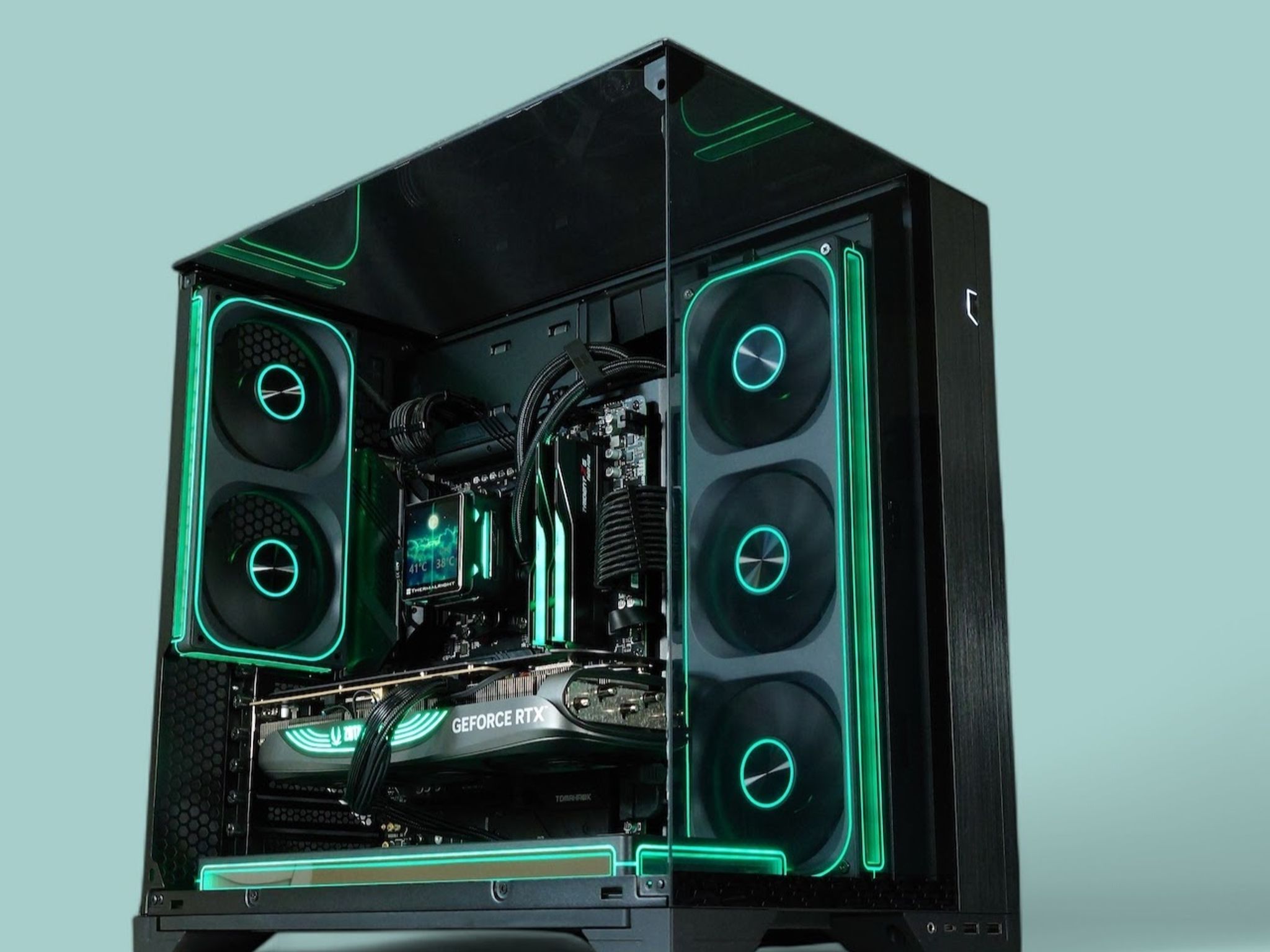 🖤💚The BEASTLY RTX 4080 Gaming PC👁️‍🗨️ RTX 4080 Super 16GB👁️‍🗨️Intel i9 13900KF👁️‍🗨️32GB DDR5