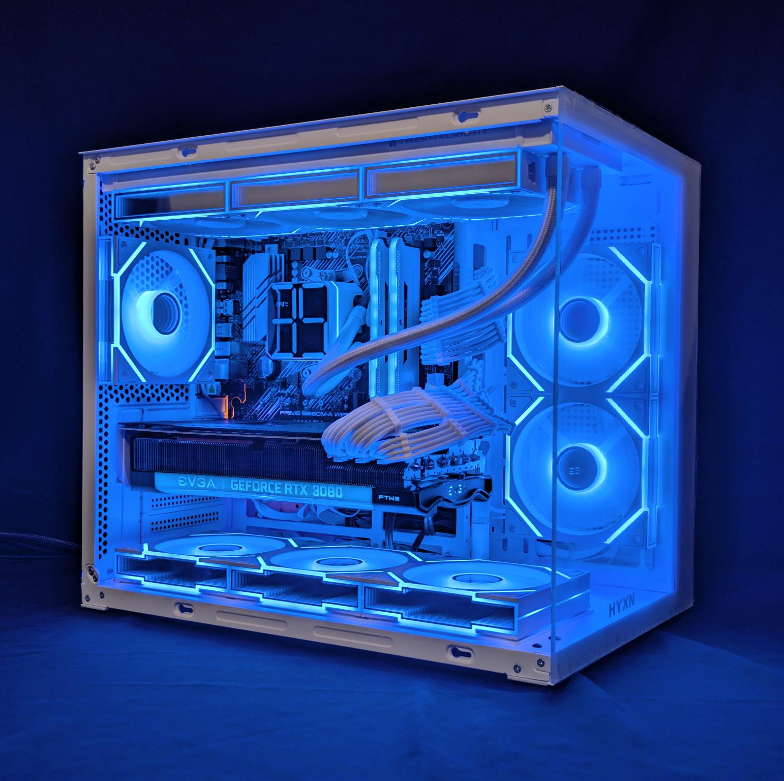 White Gaming PC | RTX 3080, R7 5800X, 32GB RAM, 1TB SSD