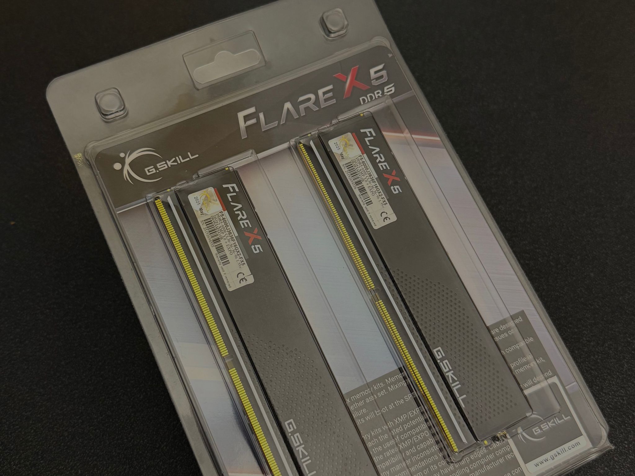 NEW 32GB 6000MHz G.Skill Flare X5 (2x16GB) DDR5 RAM