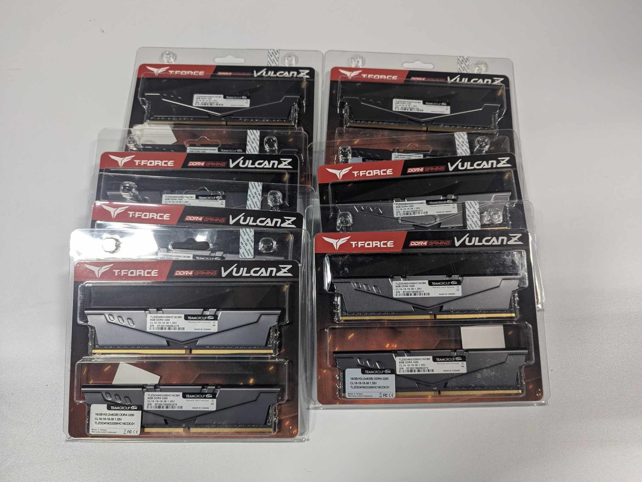 Brand New and Sealed: T Force Vulcan Z 16gb (2x8gb) kit @ 3200mhz. Free Shipping!