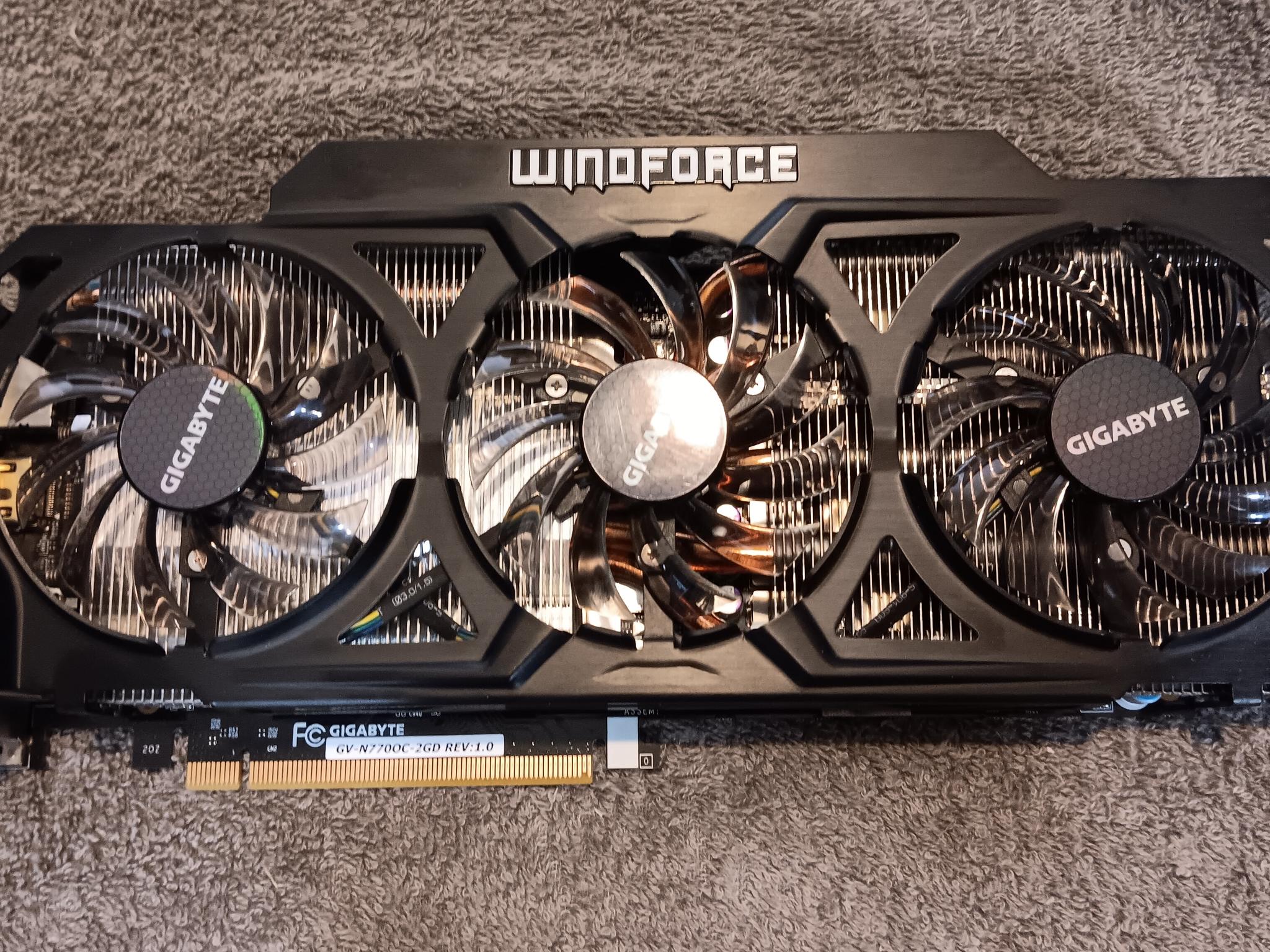 Gigabyte Windforce GeForce GTX-770 2GB GDDR5 GPU