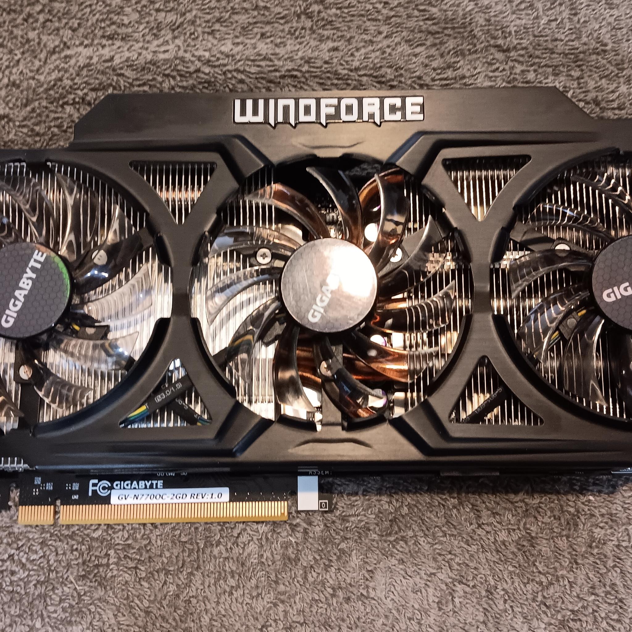 Gigabyte Windforce GeForce GTX-770 2GB GDDR5 GPU