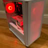 RYZEN 5 1600 RX 580 8GB WHITE RGB GAMING/STREAMING/EDITING PC 16GB RAM 1000GB M.2 SSD WINDOWS WiFi