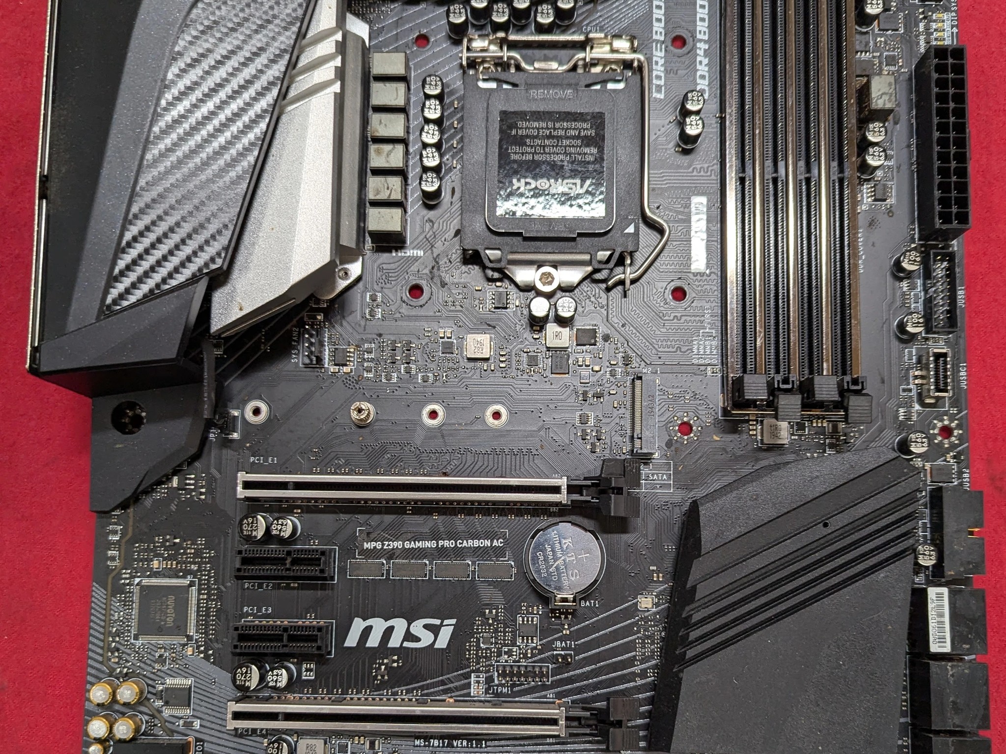 MSI Z390 Gaming Pro Carbon AC