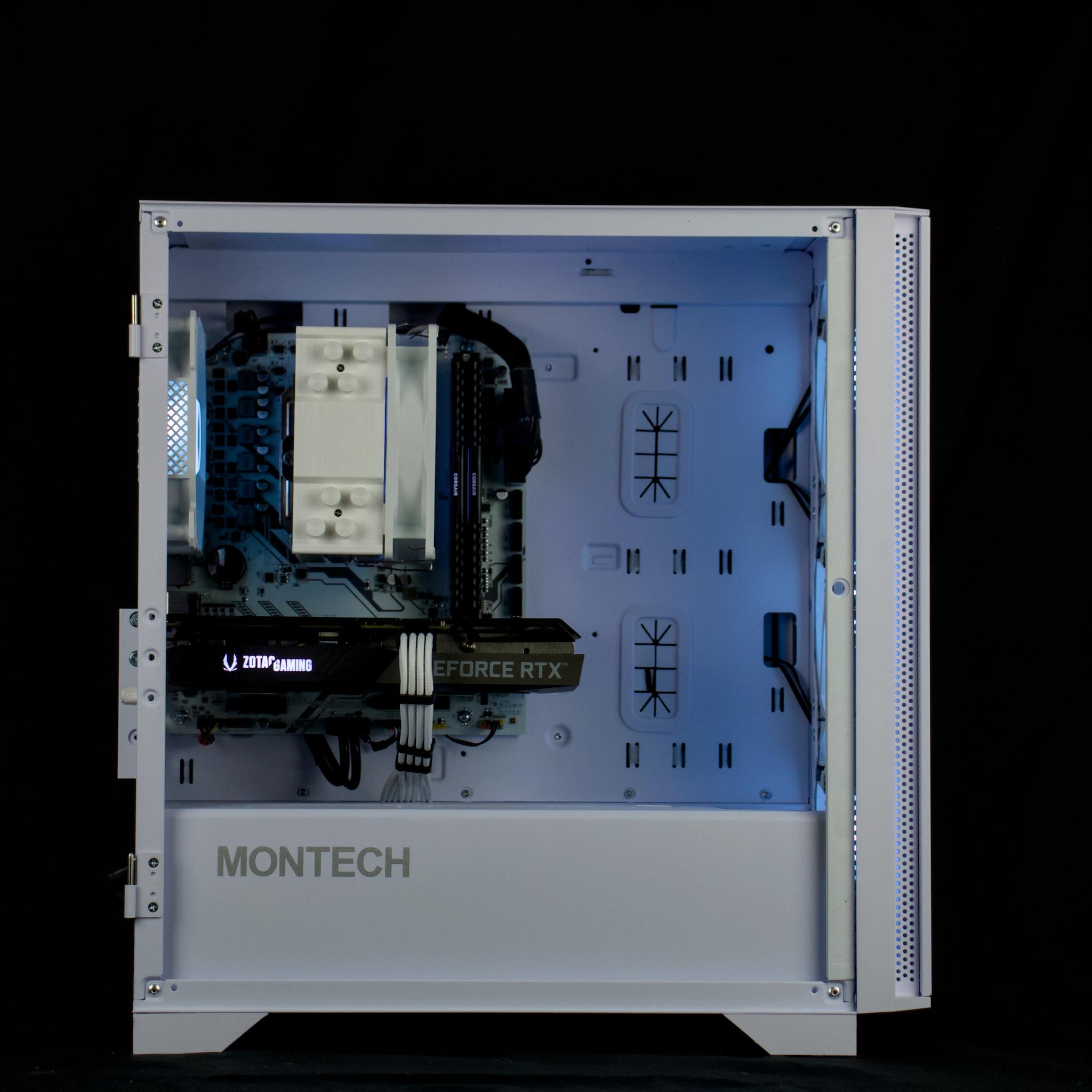 🧊❄️🧊 White Gaming PC – RTX 3060 TI , Ryzen 5 3600, 16GB RAM, 500GB SSD - WiFi, BlueTooth🧊❄️🧊