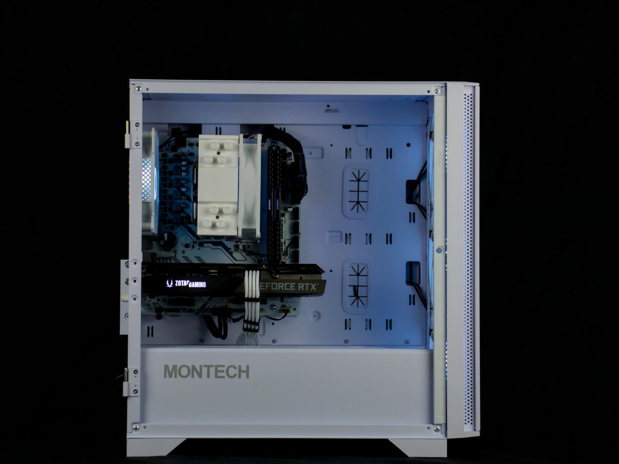 🧊❄️🧊 White Gaming PC – RTX 3060 TI , Ryzen 5 3600, 16GB RAM, 500GB SSD - WiFi, BlueTooth 🧊❄️🧊