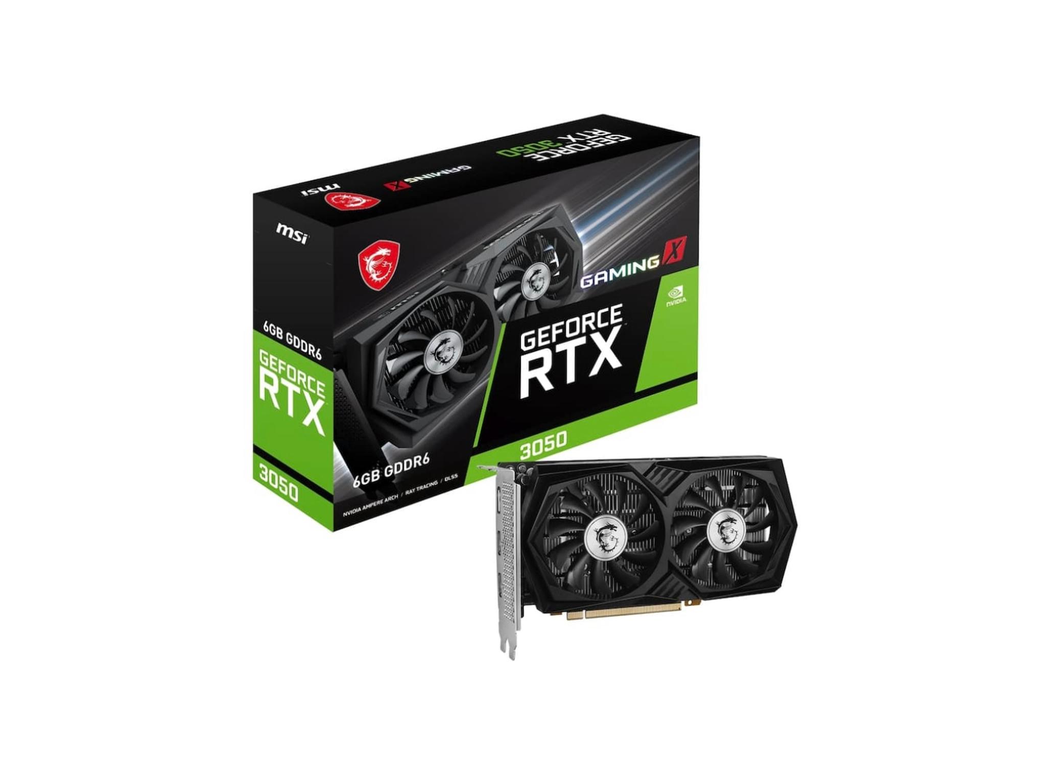 MSI GAMING X GeForce RTX 3050 6GB