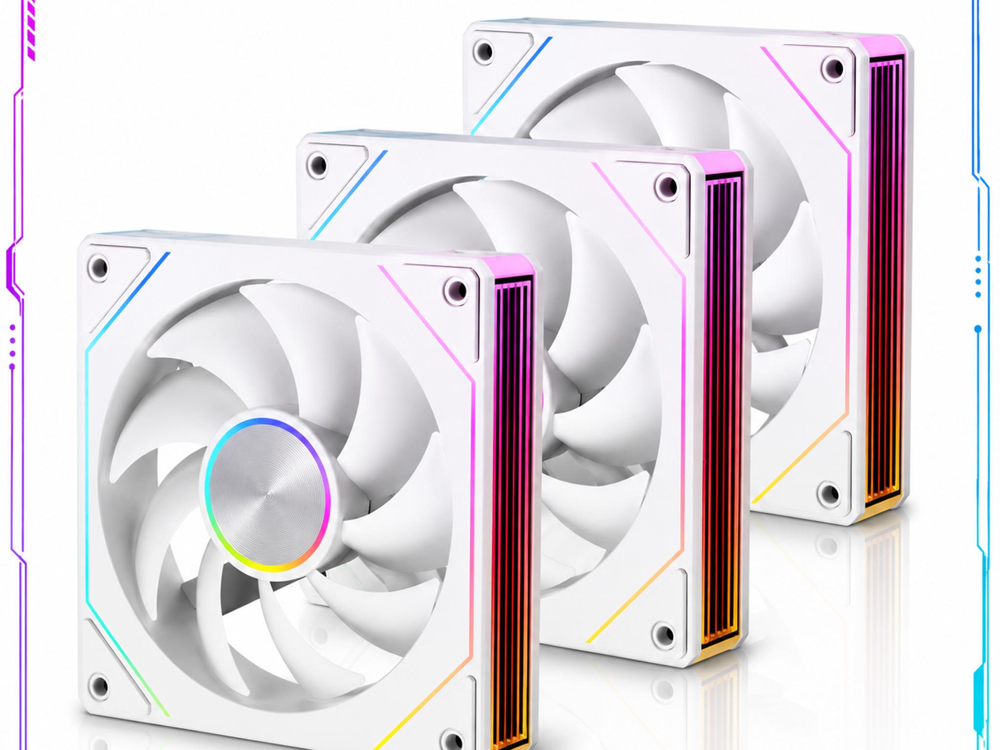 3 PACK FORWARD ARGB & PWM RGB 120mm Desktop PC Computer Case CPU Cooling Fan