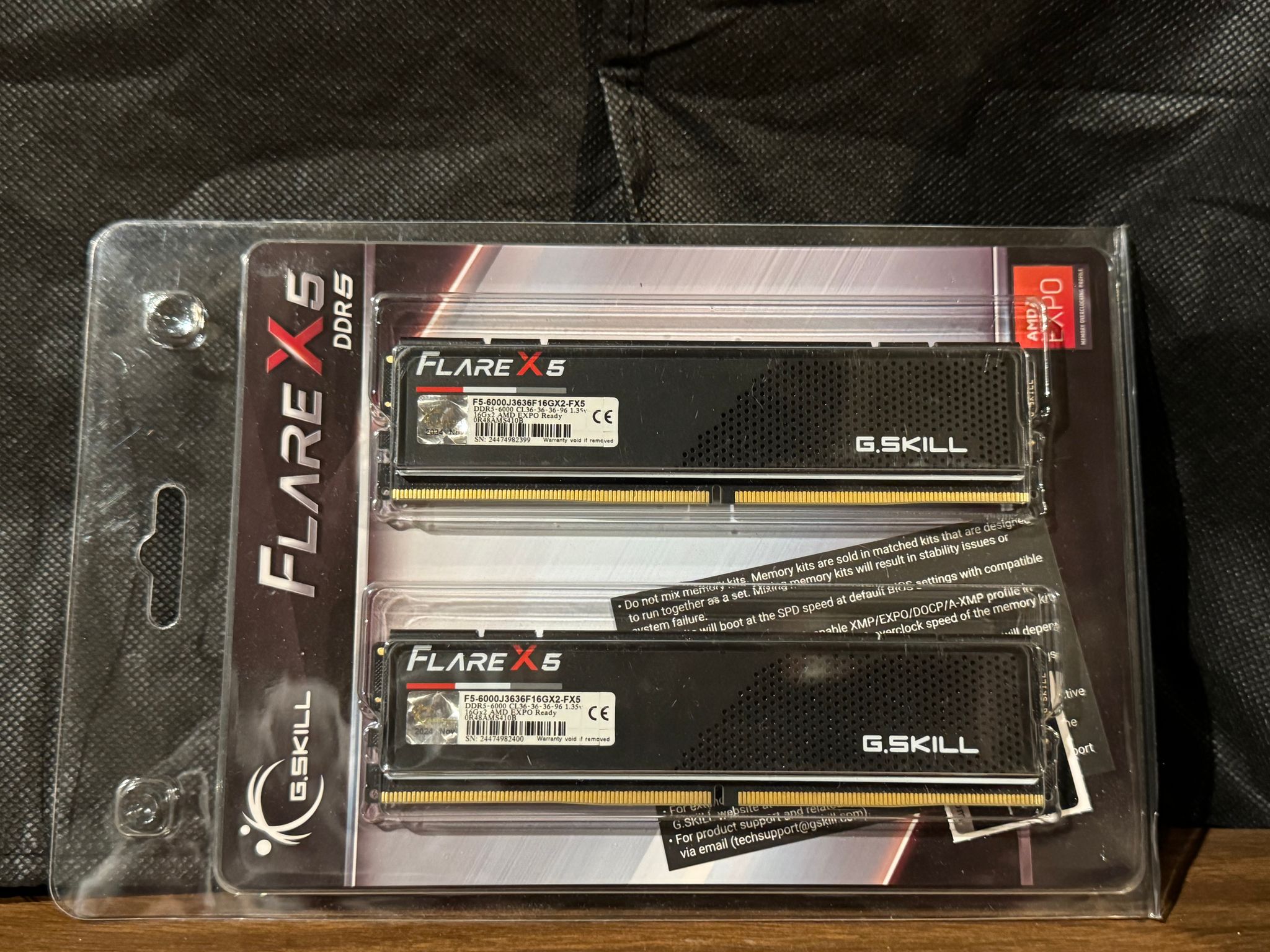 BRAND NEW* G. Skill 32GB Desktop Memory Kit 16GB x 2, DDR5-6000 | Jawa