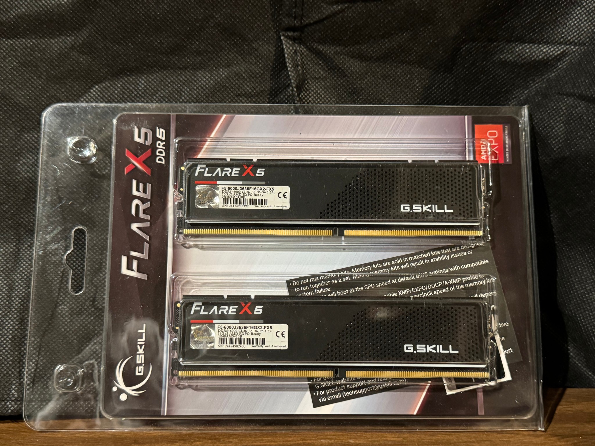 *BRAND NEW* G. Skill 32GB Desktop Memory Kit 16GB x 2, DDR5-6000