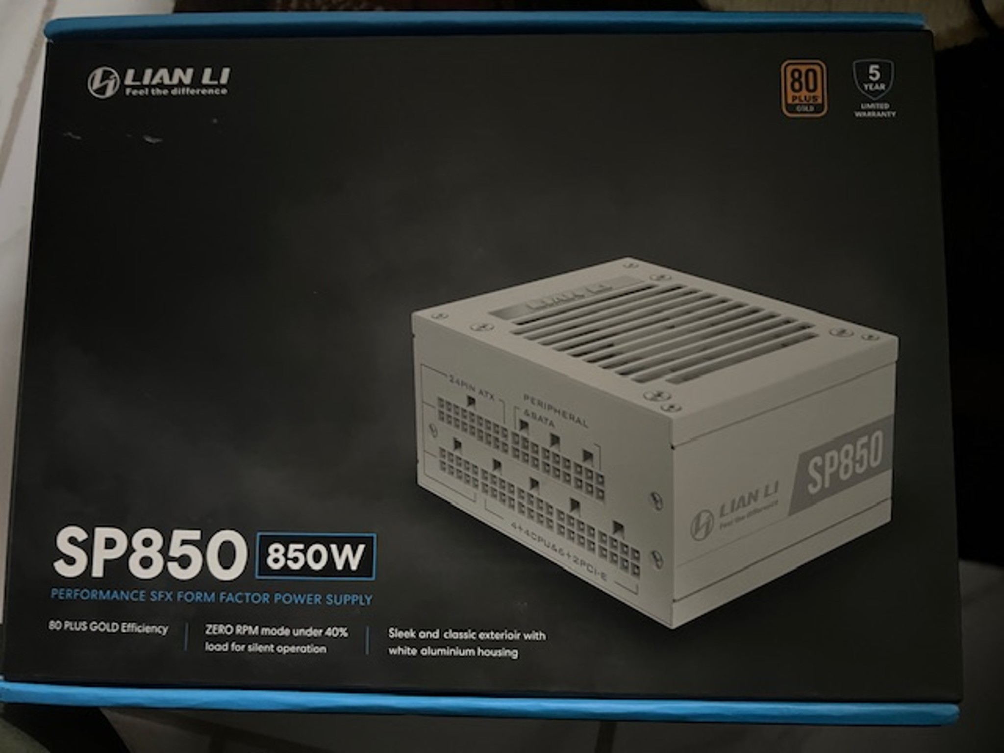 Cooler Master NR200P SFF Small Form Factor Mini-ITX Case + Lian Li 850 Watt 80 + Gold Power Supply