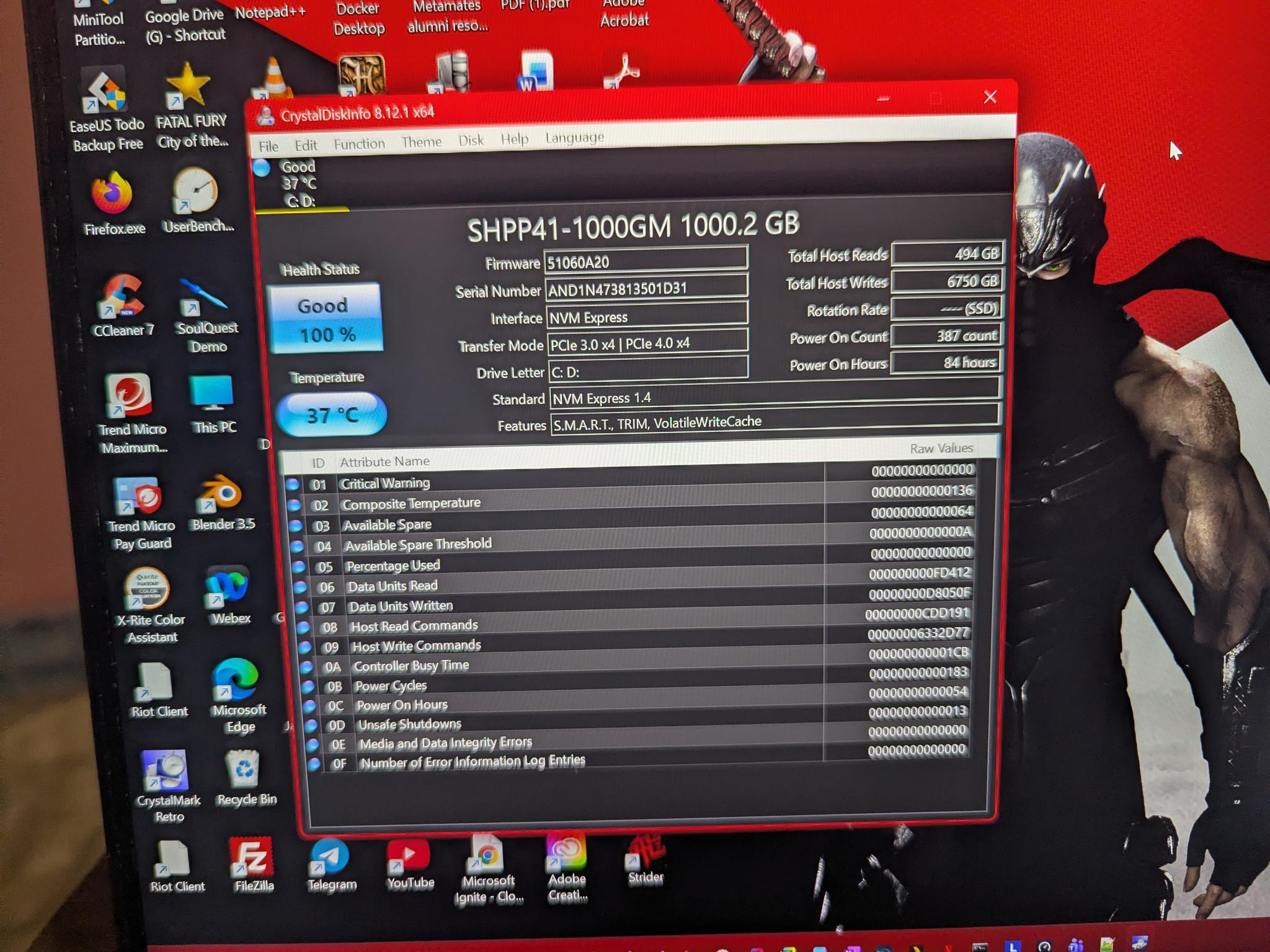 Gaming Laptop Lenovo Legion 5 pro (2021) 1TB SSD/32GB/ Nvidia 3070 RTX