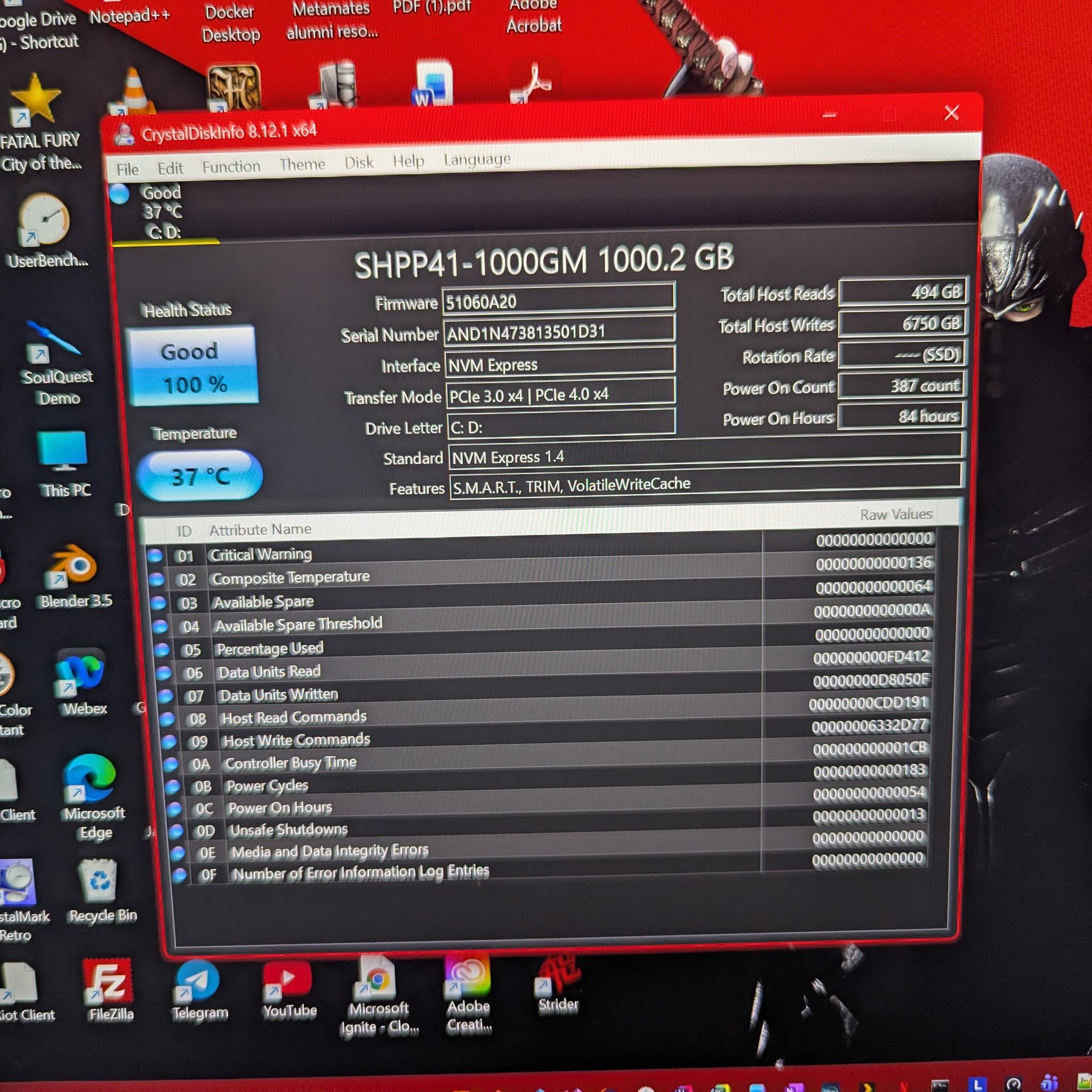 Gaming Laptop Lenovo Legion 5 pro (2021) 1TB SSD/32GB/ Nvidia 3070 RTX