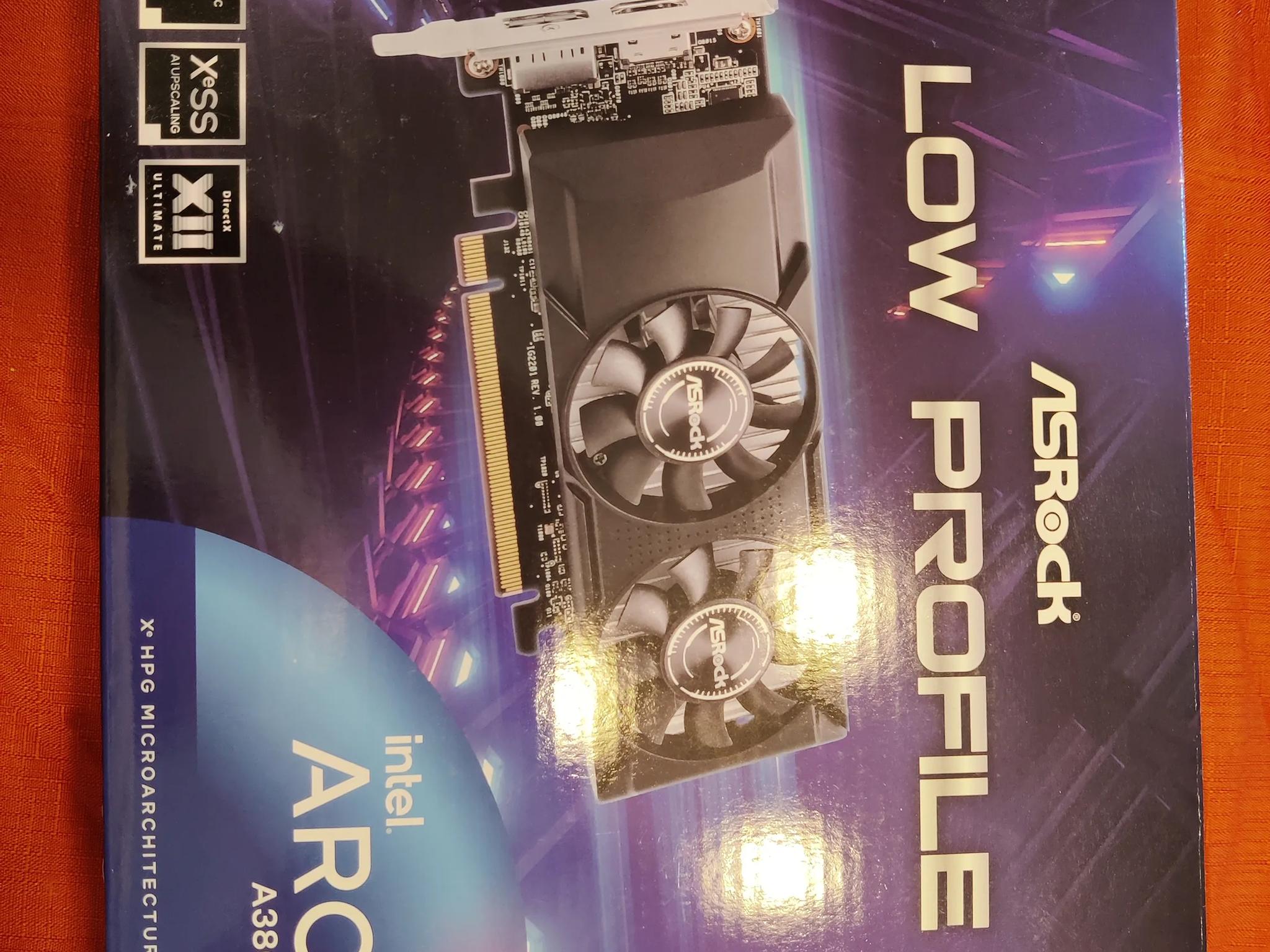 ASRock Intel Arc A380 GPU - Half Height - Like New