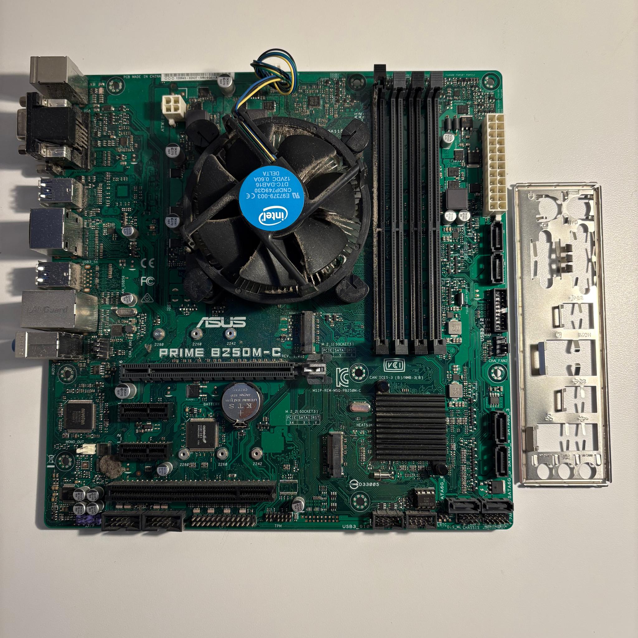 B250 Motherboard + i5 7400 Combo