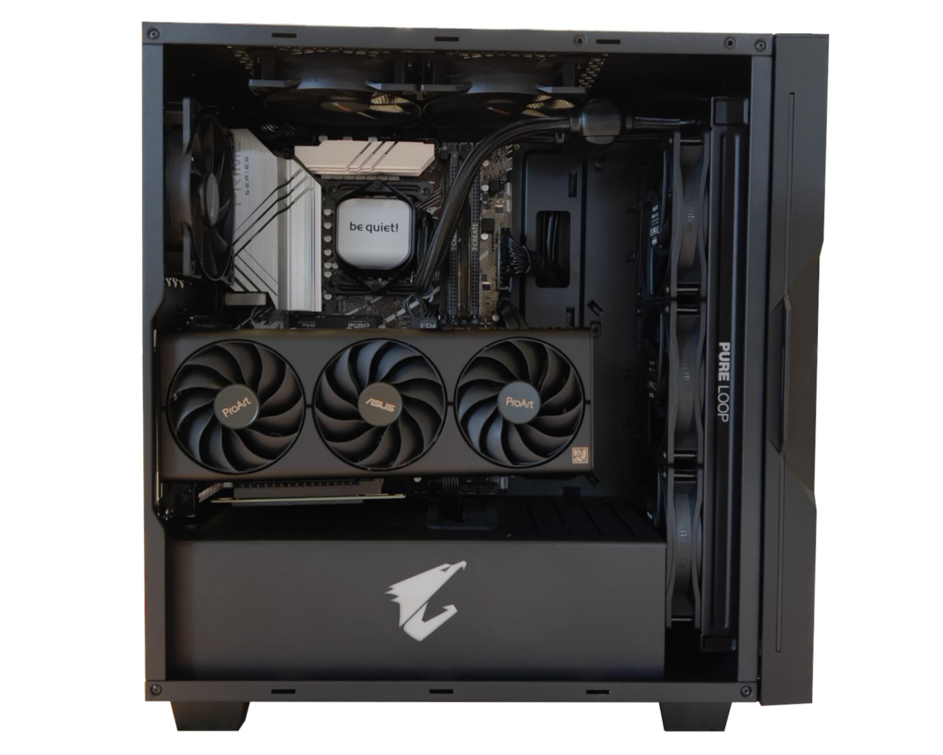 Minimalist Gaming/Workstation Pc | intel i7-12700KF | RTX 4060 OC | 1TB Storage | 32GB Ram
